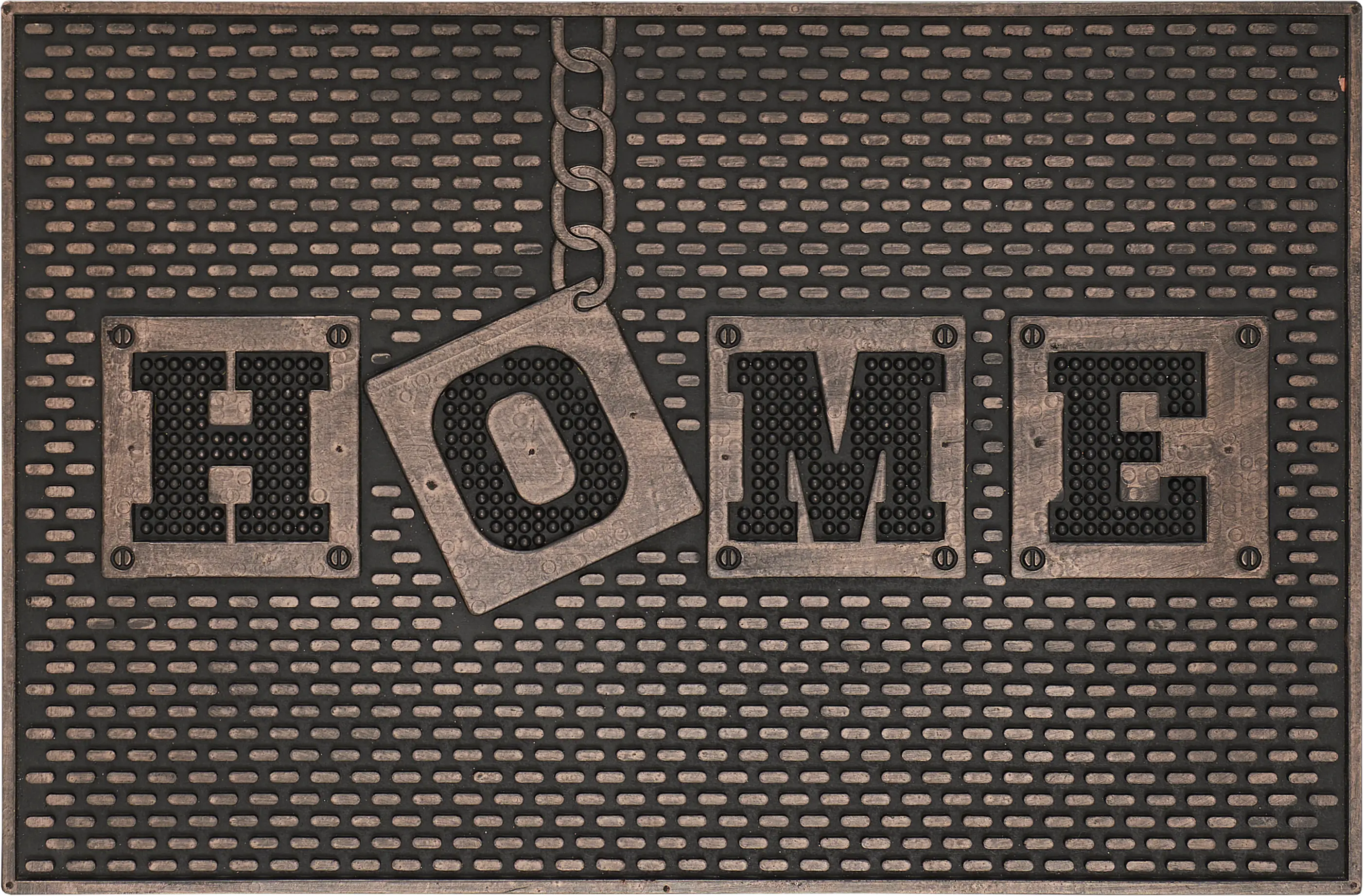 Andiamo Fußmatte Fera Home 40 x 60 cm schwarz-kupfer