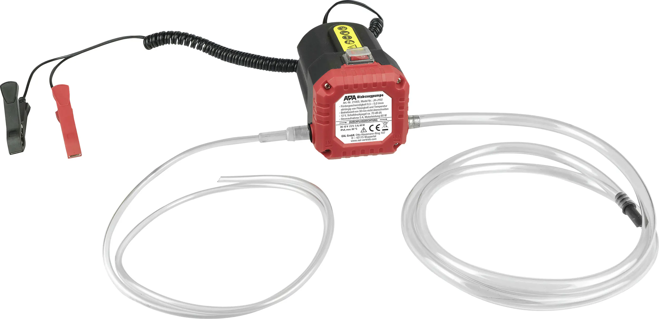 EUFAB Ölabsaugpumpe Auto 12V