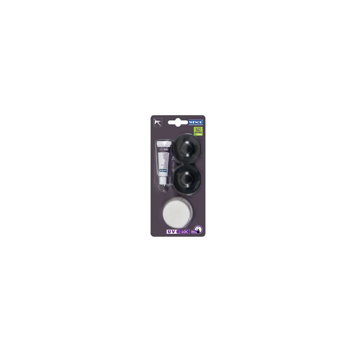 Wenko Befestigungsset UV-Loc Set schwarz