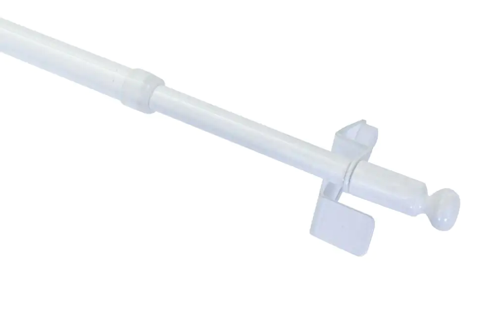 Gardinia Klemmstange Press & Go Filigrano Kugel, weiß, 50 - 80 cm
