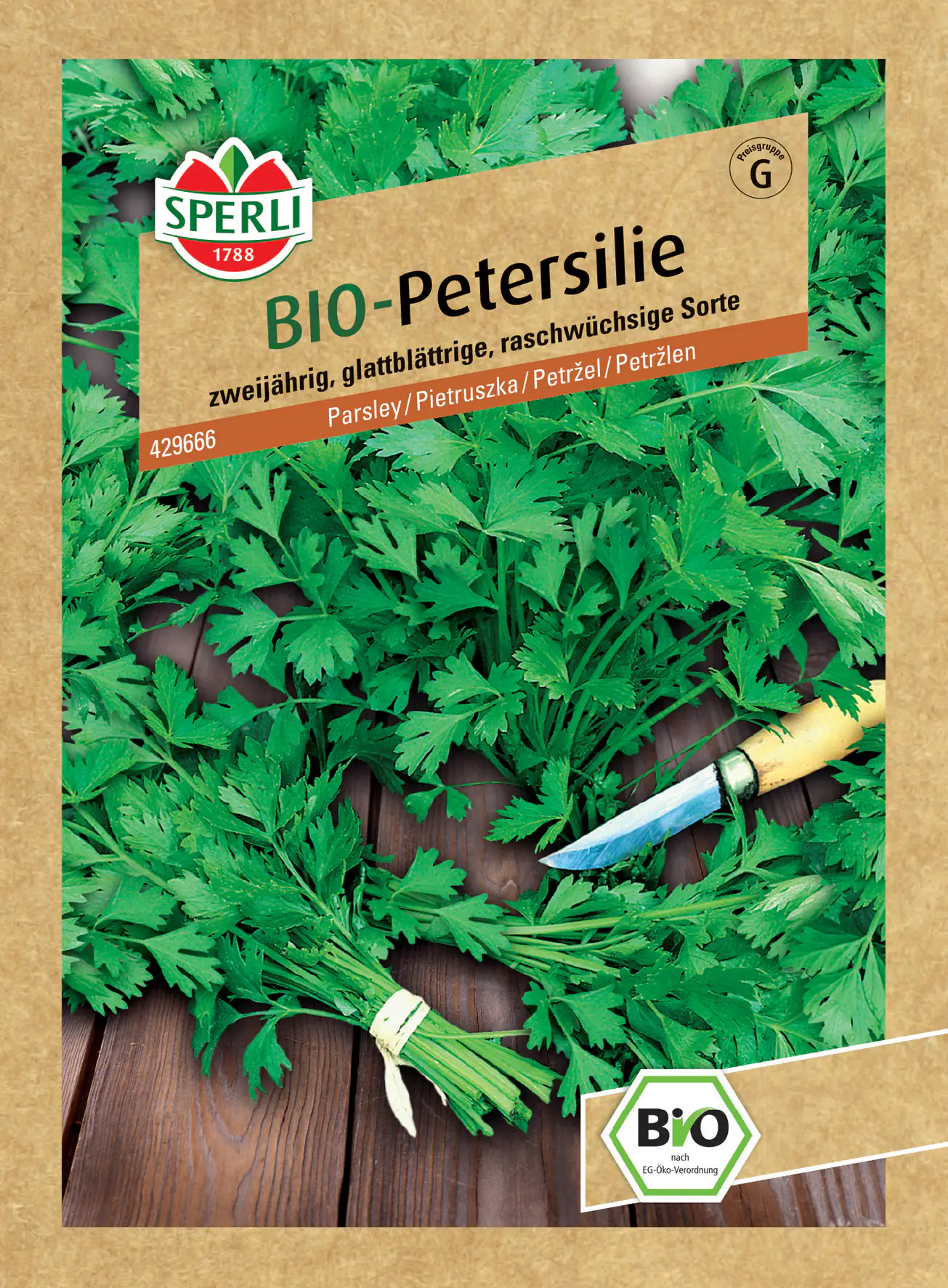Sperli BIO Petersilie Laica