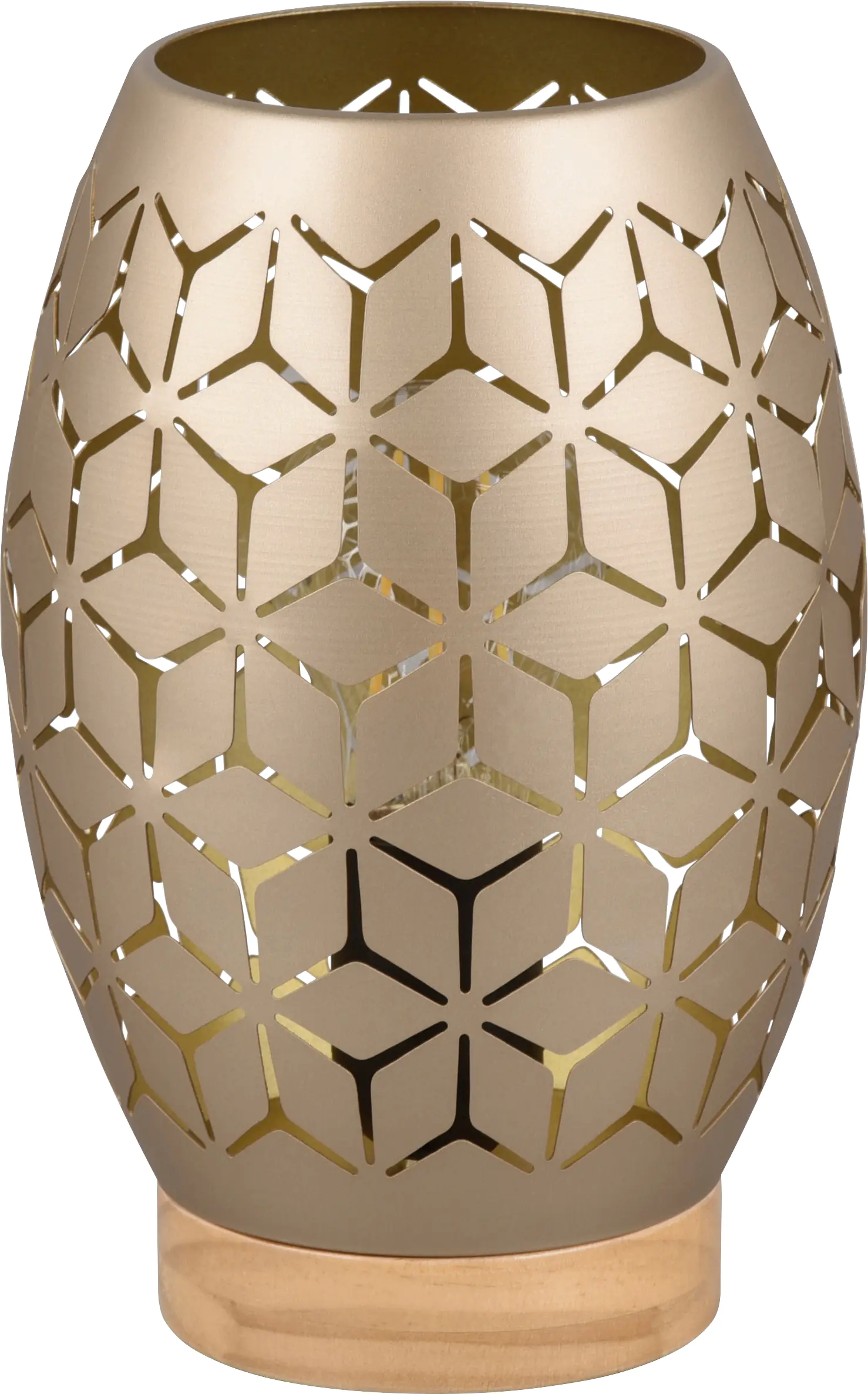 Trio Leuchten Tischlampe Bidar beige, Metall