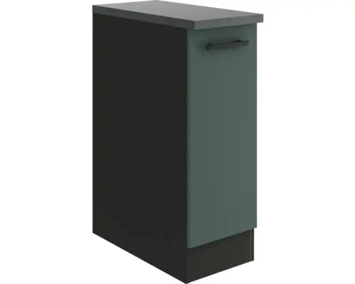 Optifit Unterschrank Verona 405 steingrün/anthrazit matt 30 cm