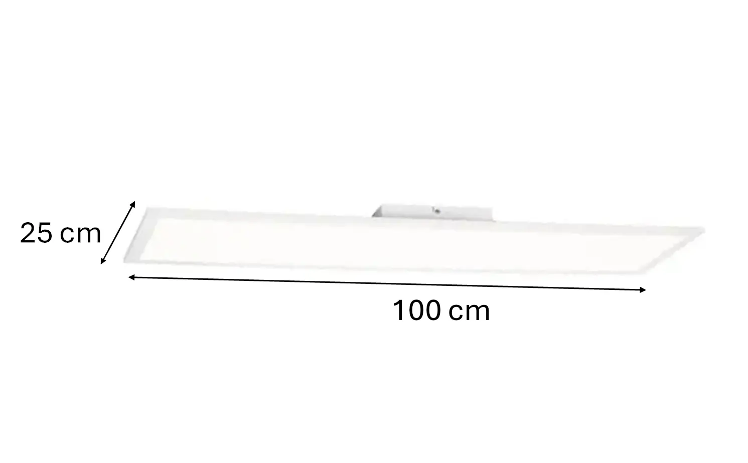 Mylight LED-Panelleuchte Lisbon 100 x 25 cm neutralweiß weiß