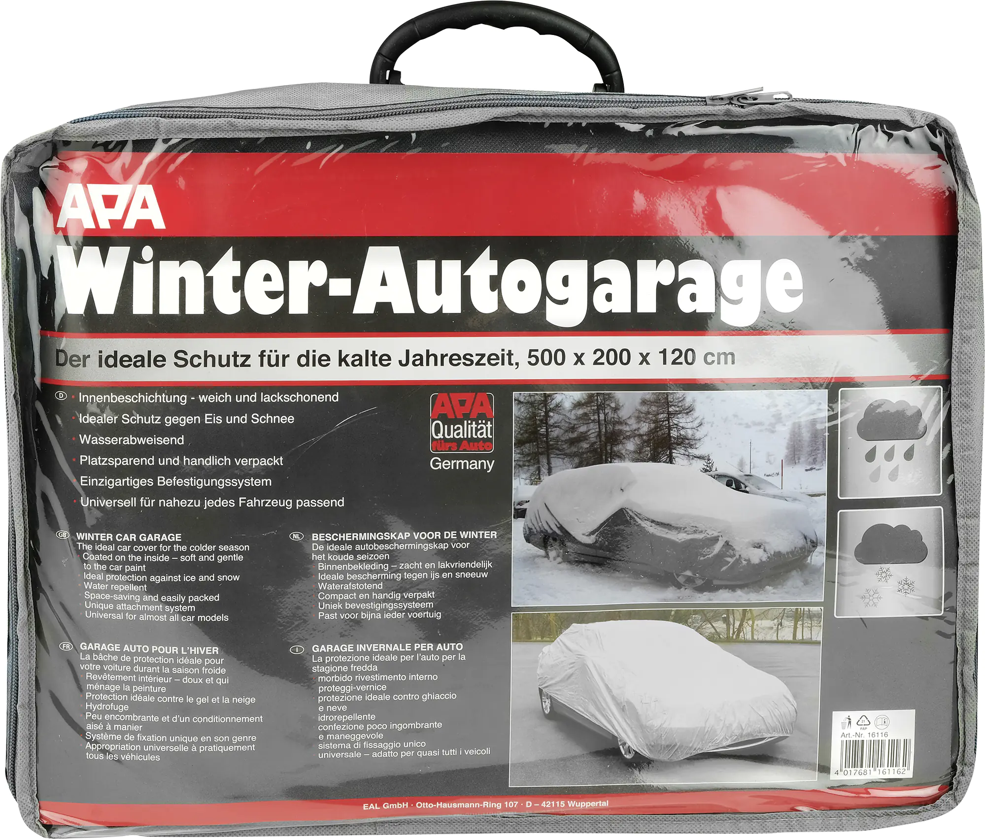 APA Winter-Autogarage universal 500 x 200 x 120 cm