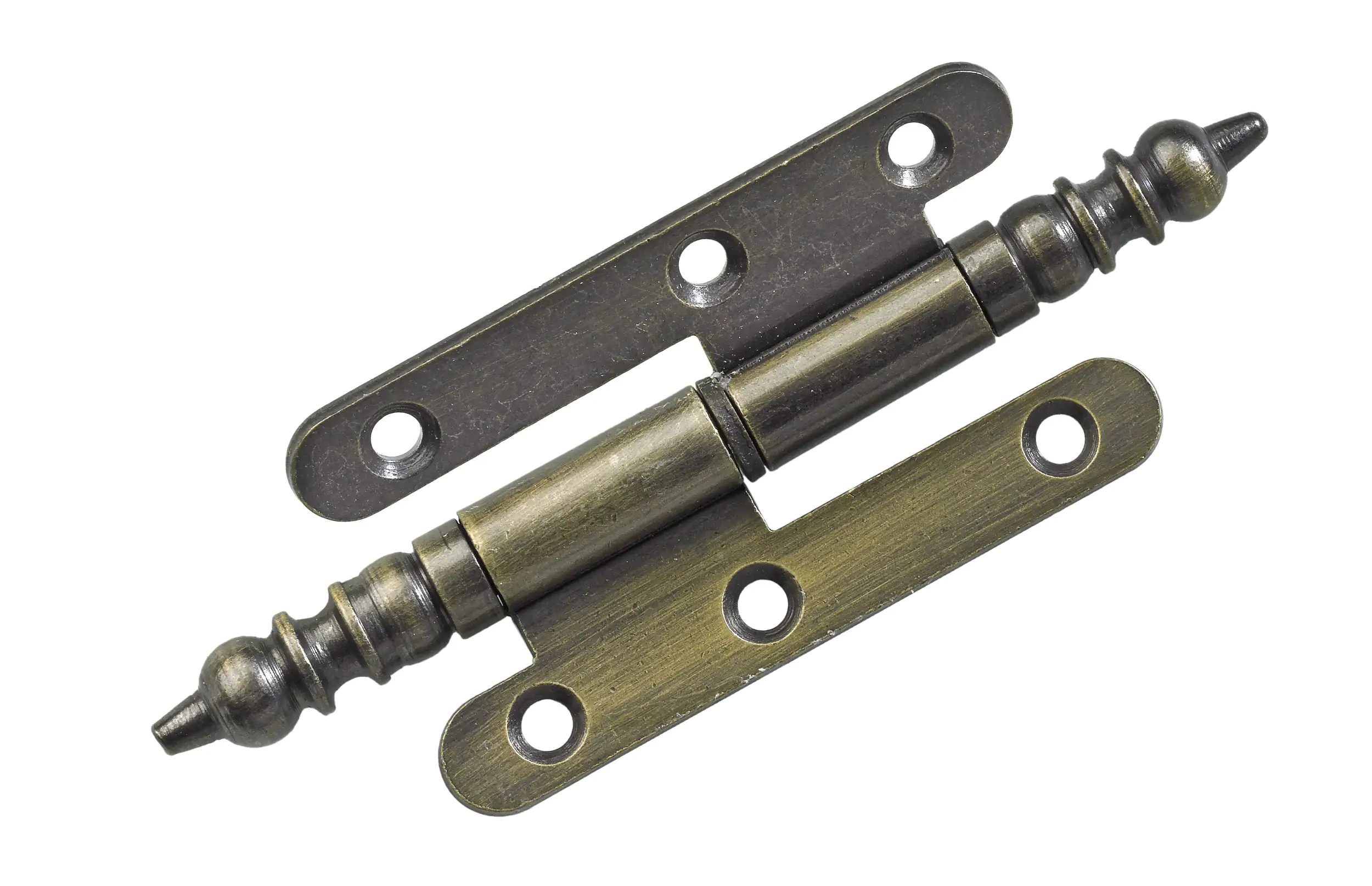 Hettich Türband mit Zierkopf 45 x 80 mm links brüniert - 1 Stück