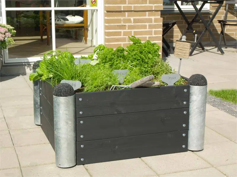 Plus Hochbeet Pipe 6a 80 x 80 x 36 cm