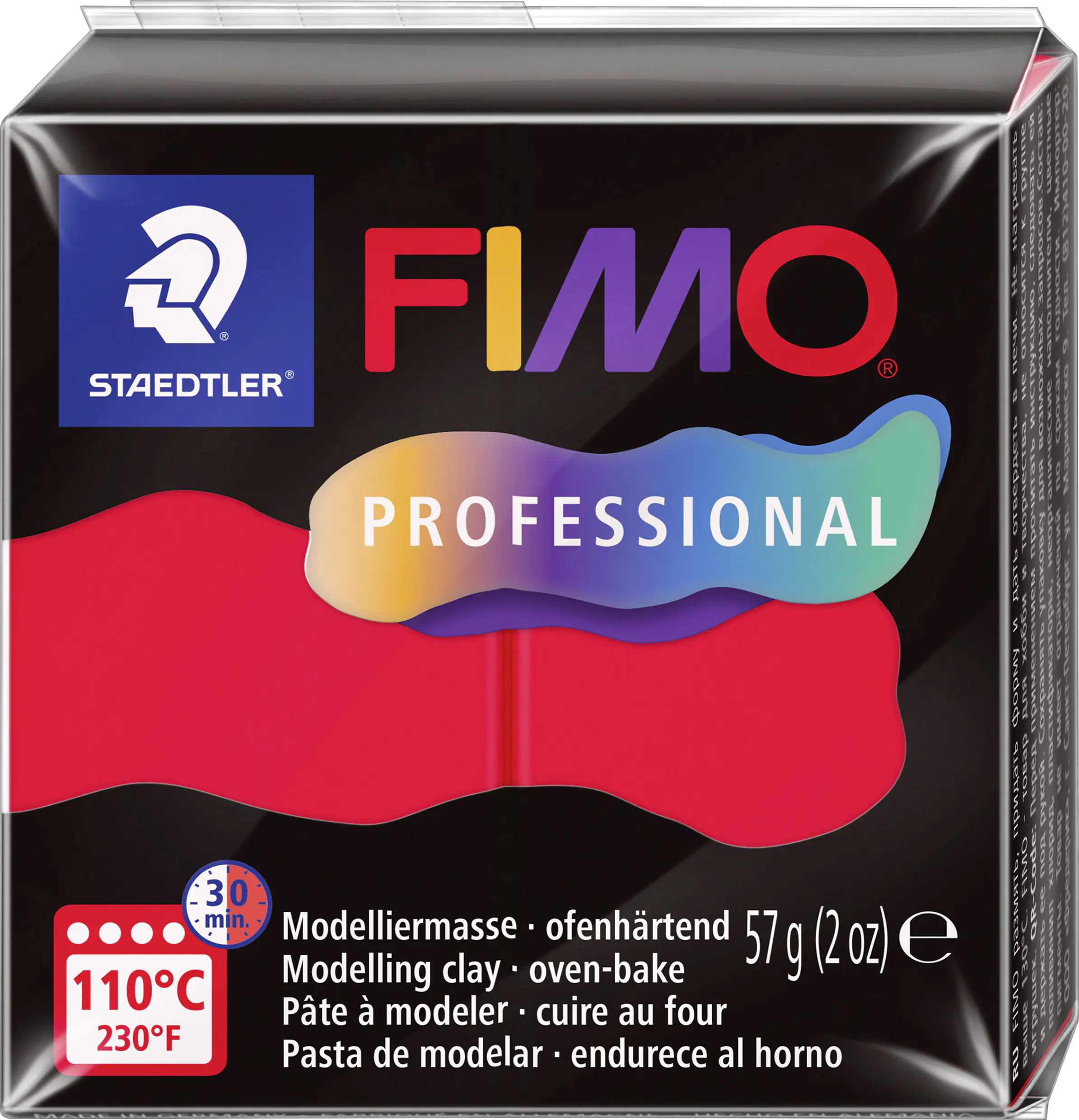 Fimo Modelliermasse professional rot 57 g