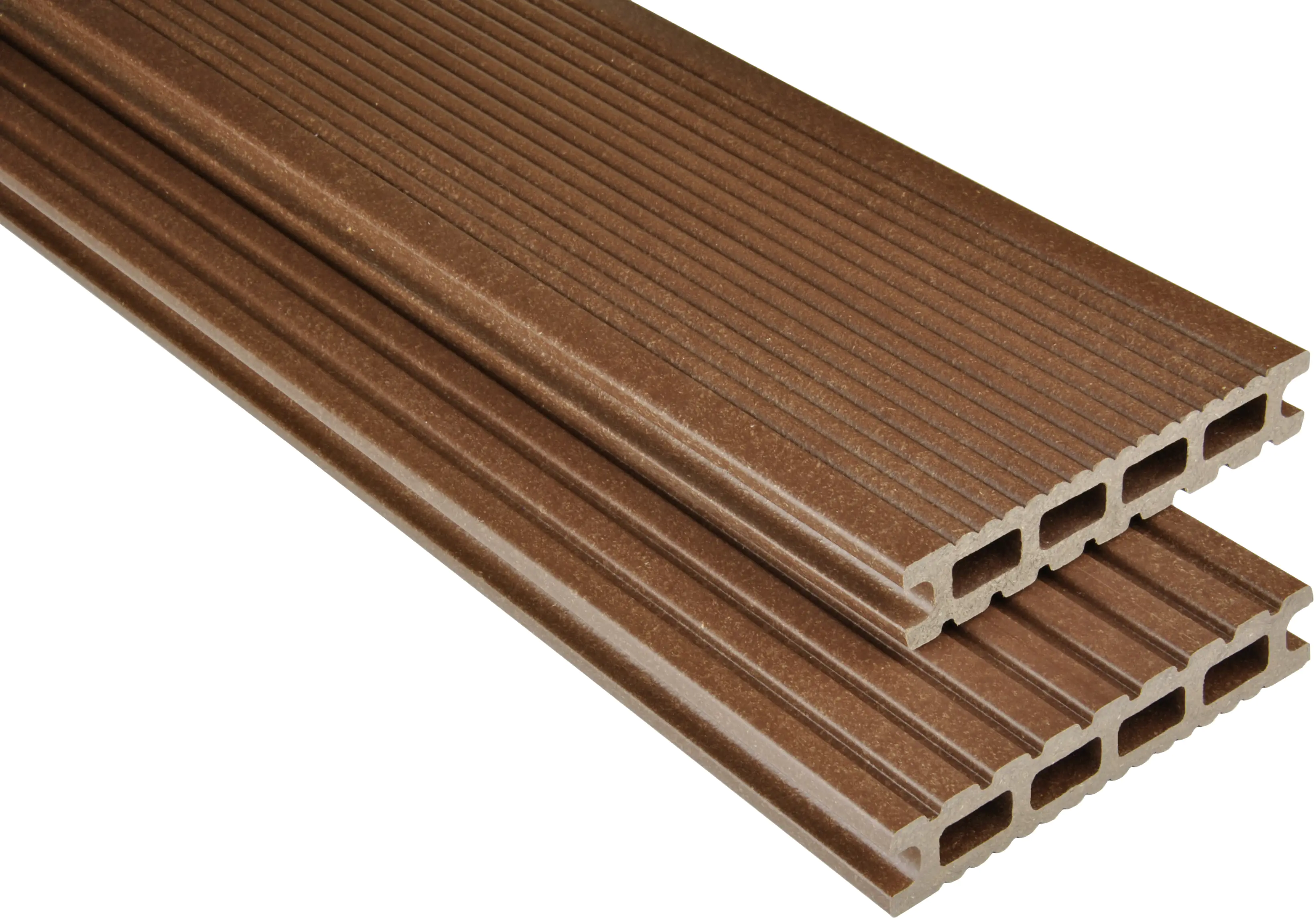 Kovalex Terrassendiele WPC 300 x 14,5 x 2,6 cm braun mattiert