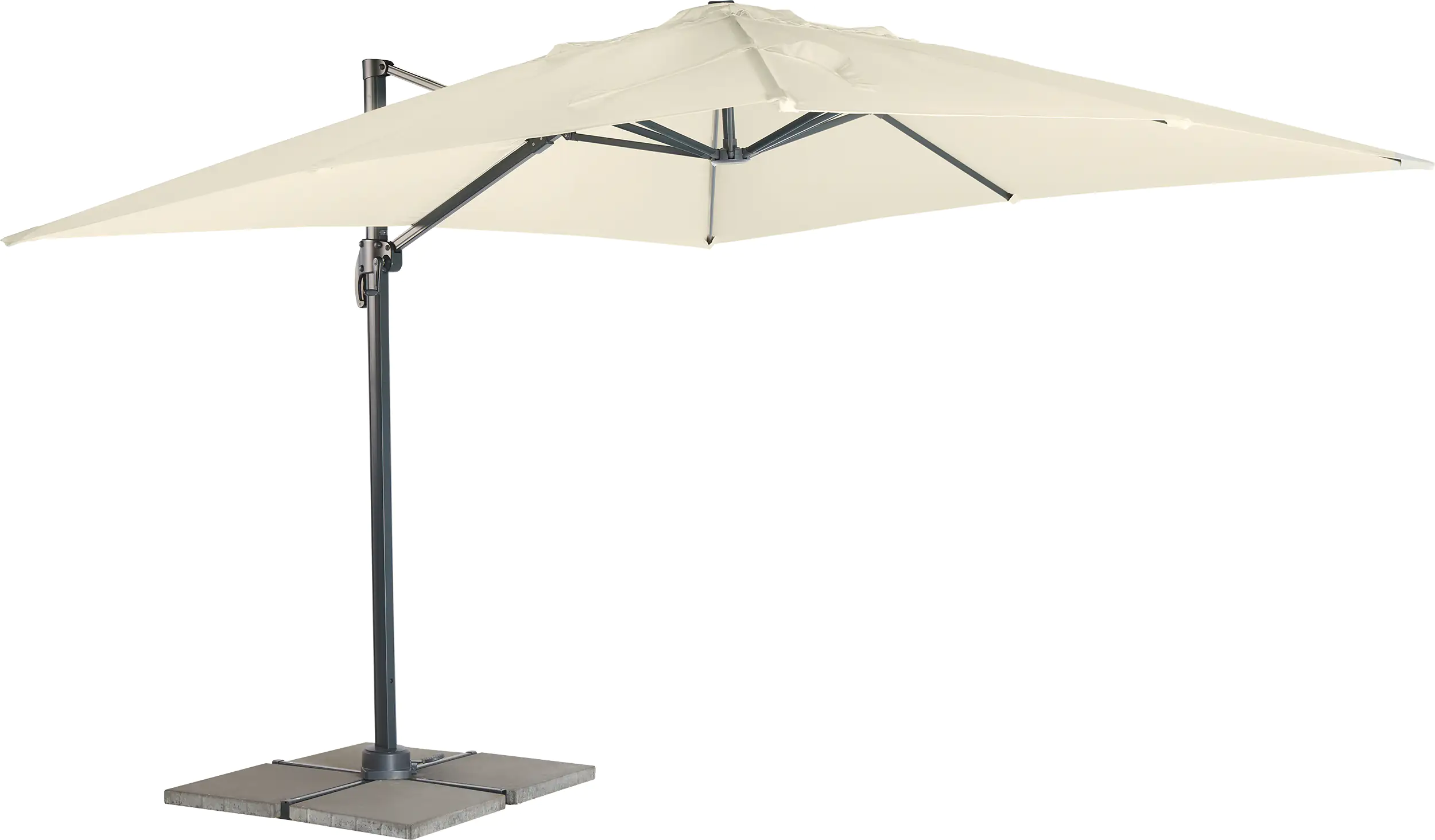 Primaster Ampelschirm Catania beige, 300 x 300 cm