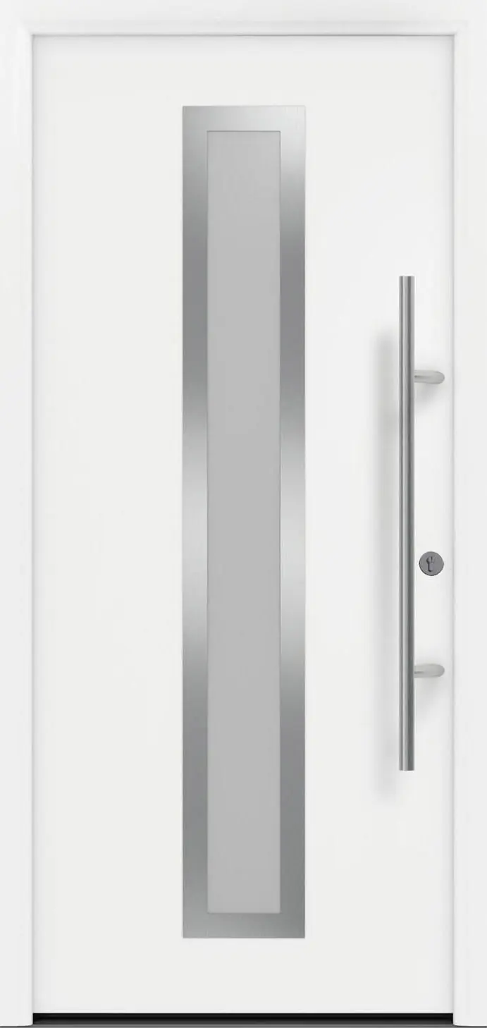 EcoStar Haustür ISOPRO Secur IPS 700S RC2 verkehrsweiß 110 x 210 cm