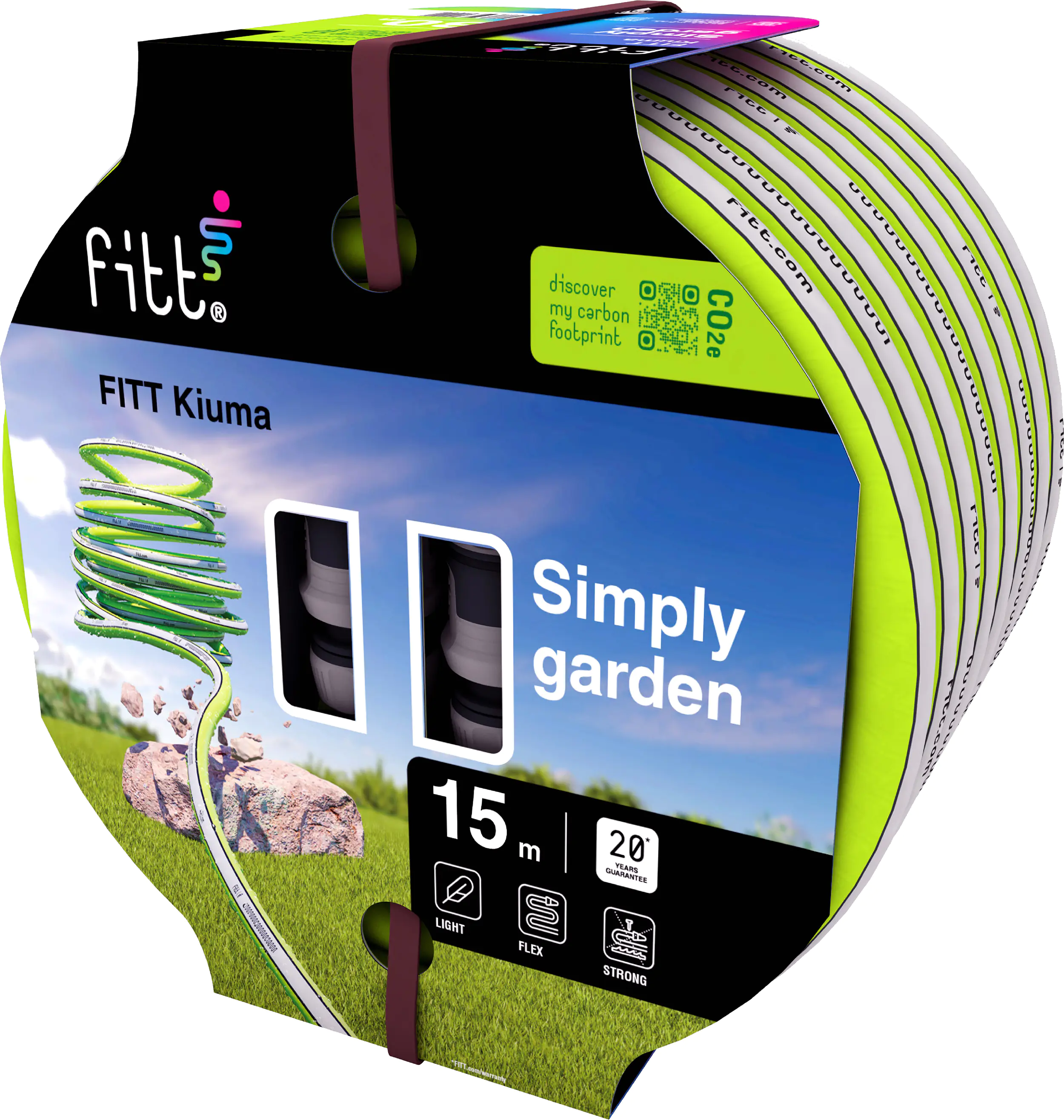 Fitt Gartenschlauch Kiuma Lime 15 m Ø 13 mm (1/2")