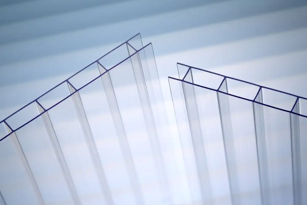 Gutta Polycarbonat-Doppelstegplatte Dual Estetics 200 x 98 cm 16 mm klar