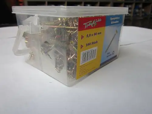 Trendline Spanplattenschrauben 5,0 x 60 mm - 240 Stück gelb/vernickelt