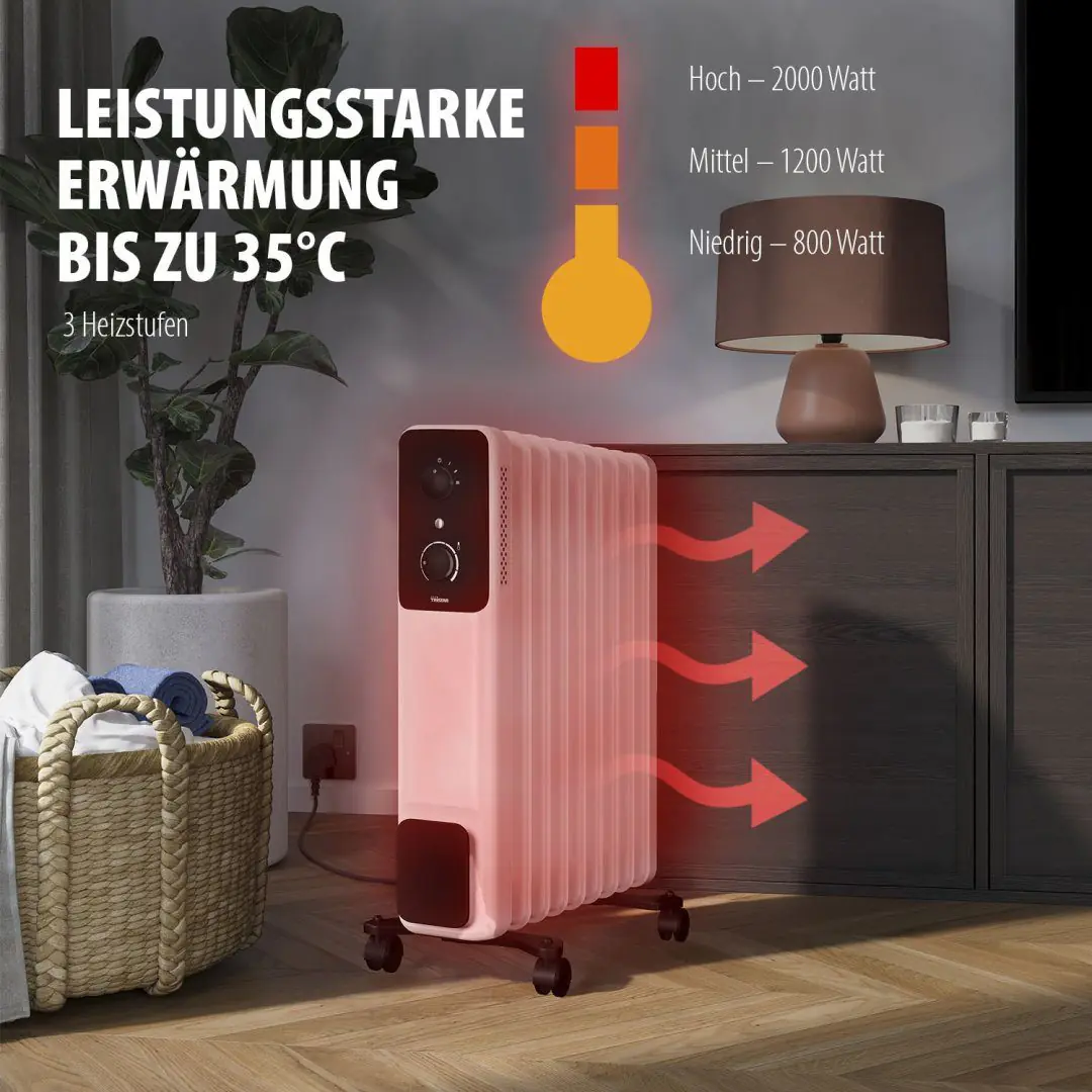 Tristar Ölradiator KA-5379 9 Rippen 2000 W