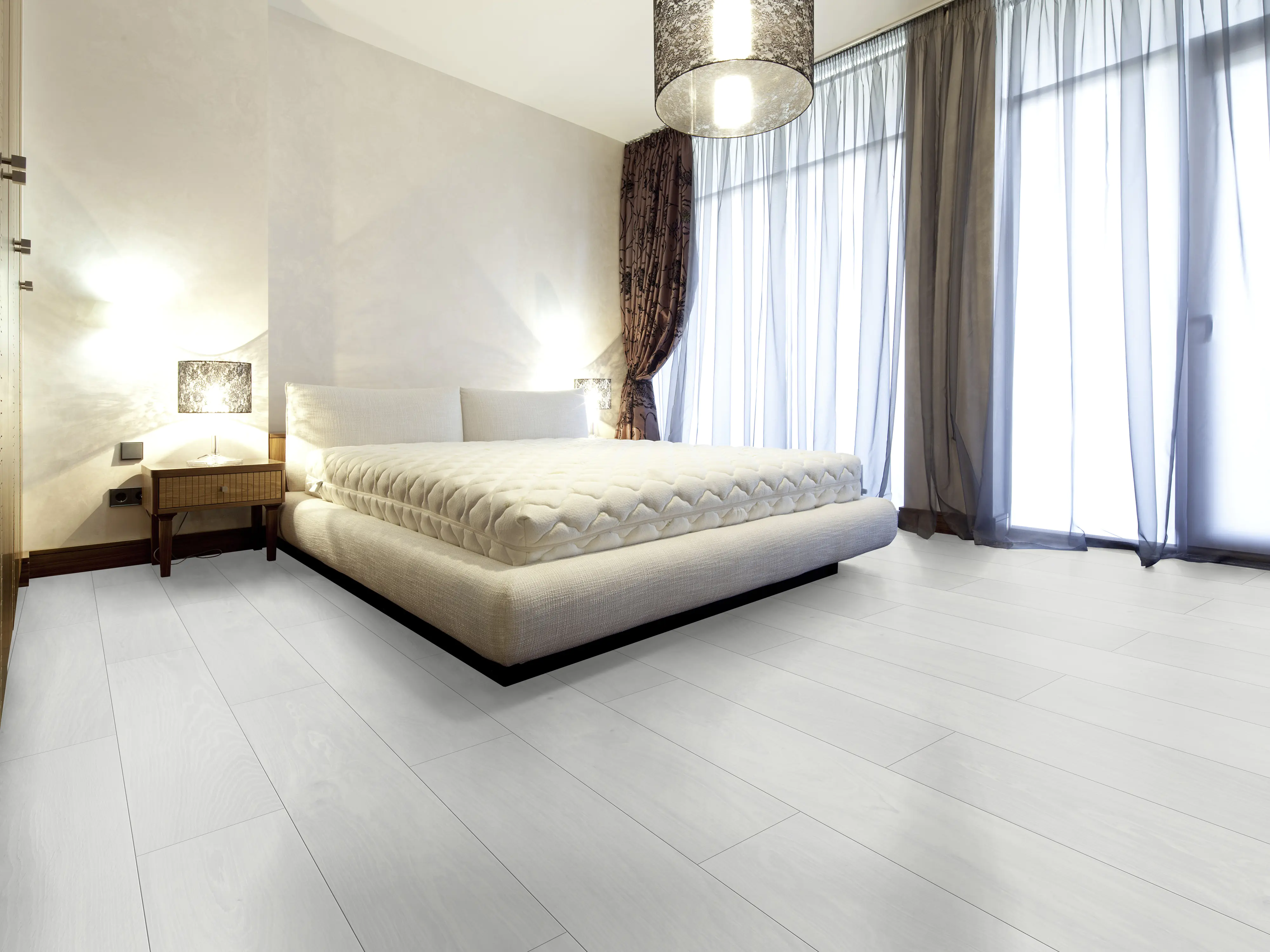 Classen Laminat Megaloc Aquaprotect 128,5 x 19,2 cm 8 mm Oak white creme