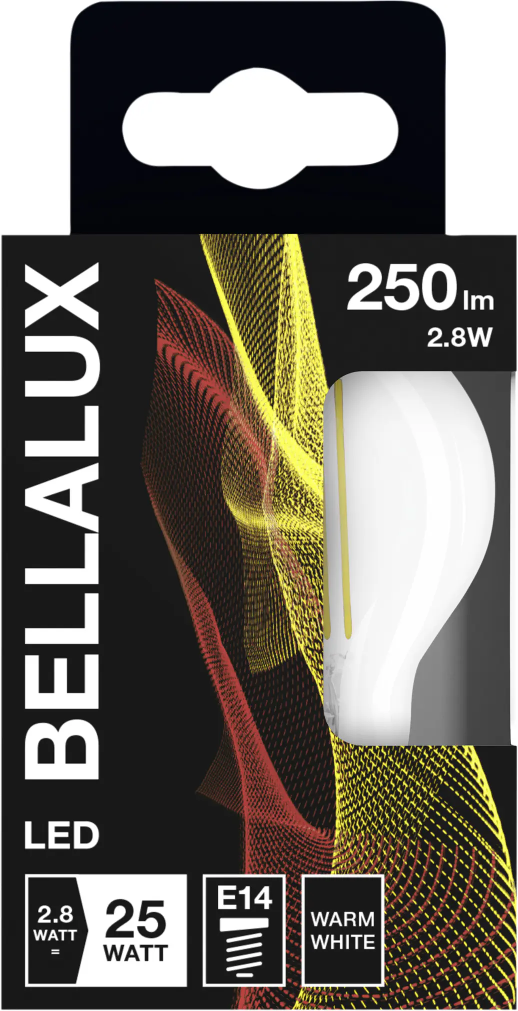 Bellalux LED Leuchtmittel Classic P40 E14 4W warmweiß, weiß matt