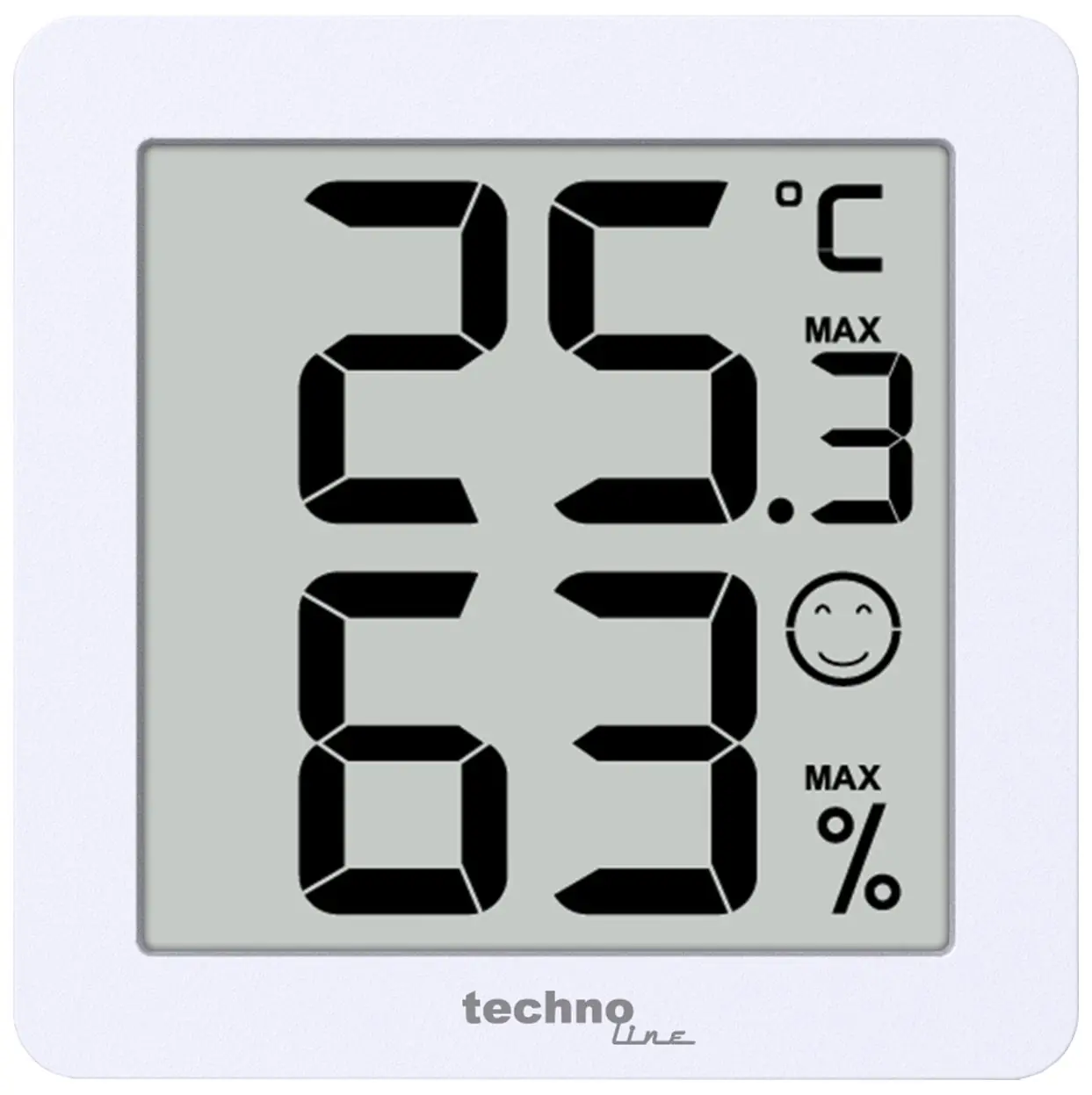 technoline Thermo-Hygrometer WS9425 3er Set weiß