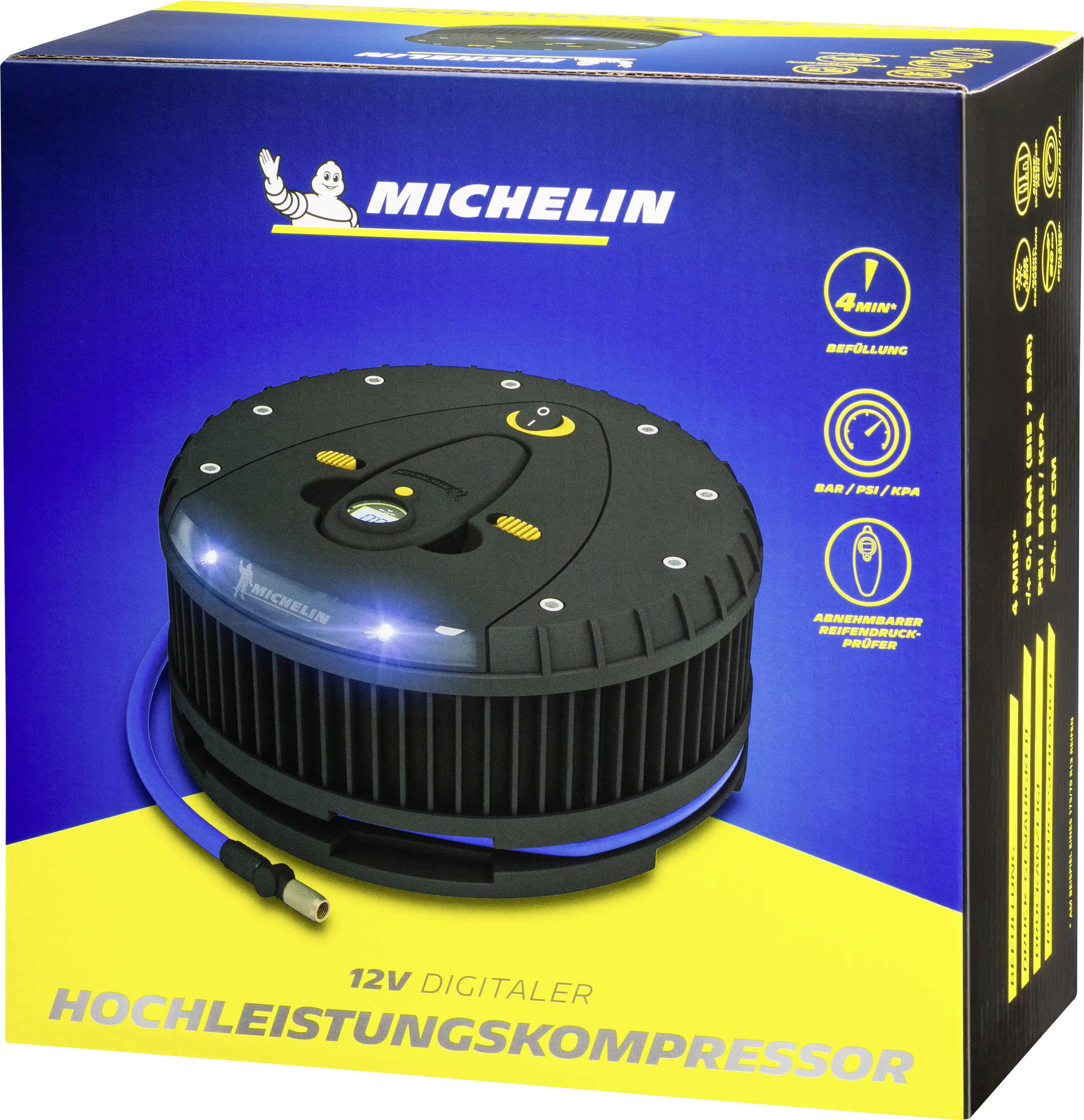 Michelin Hochleistungs-Kompressor 12V digital
