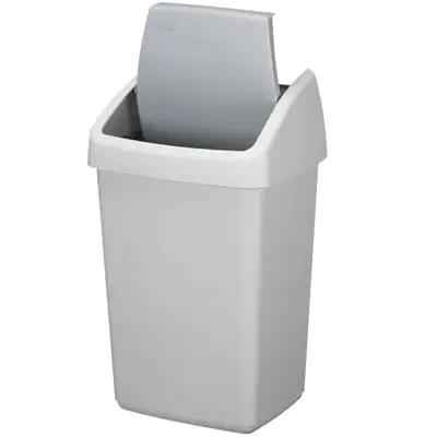 Sunware Schwingdeckeleimer Delta 10 l, grau