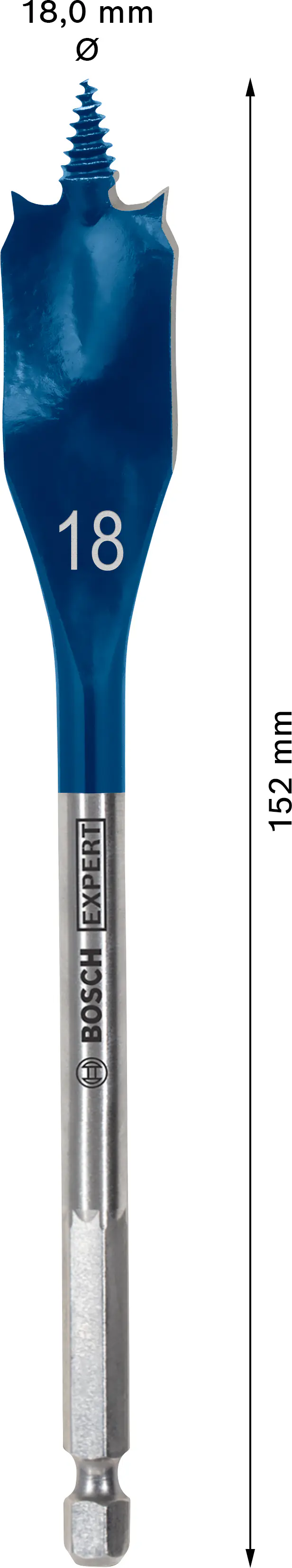 Bosch Expert Self Cut Speed Flachfräsbohrer 18 x 152 mm