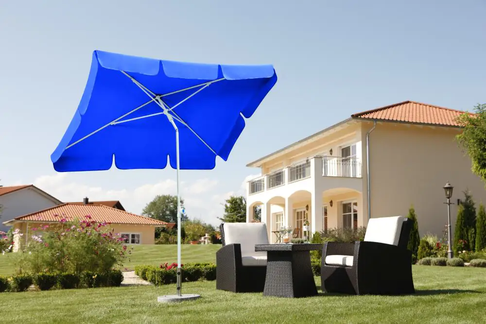 Schneider Sonnenschirm Ibiza blau 180 x 120 cm