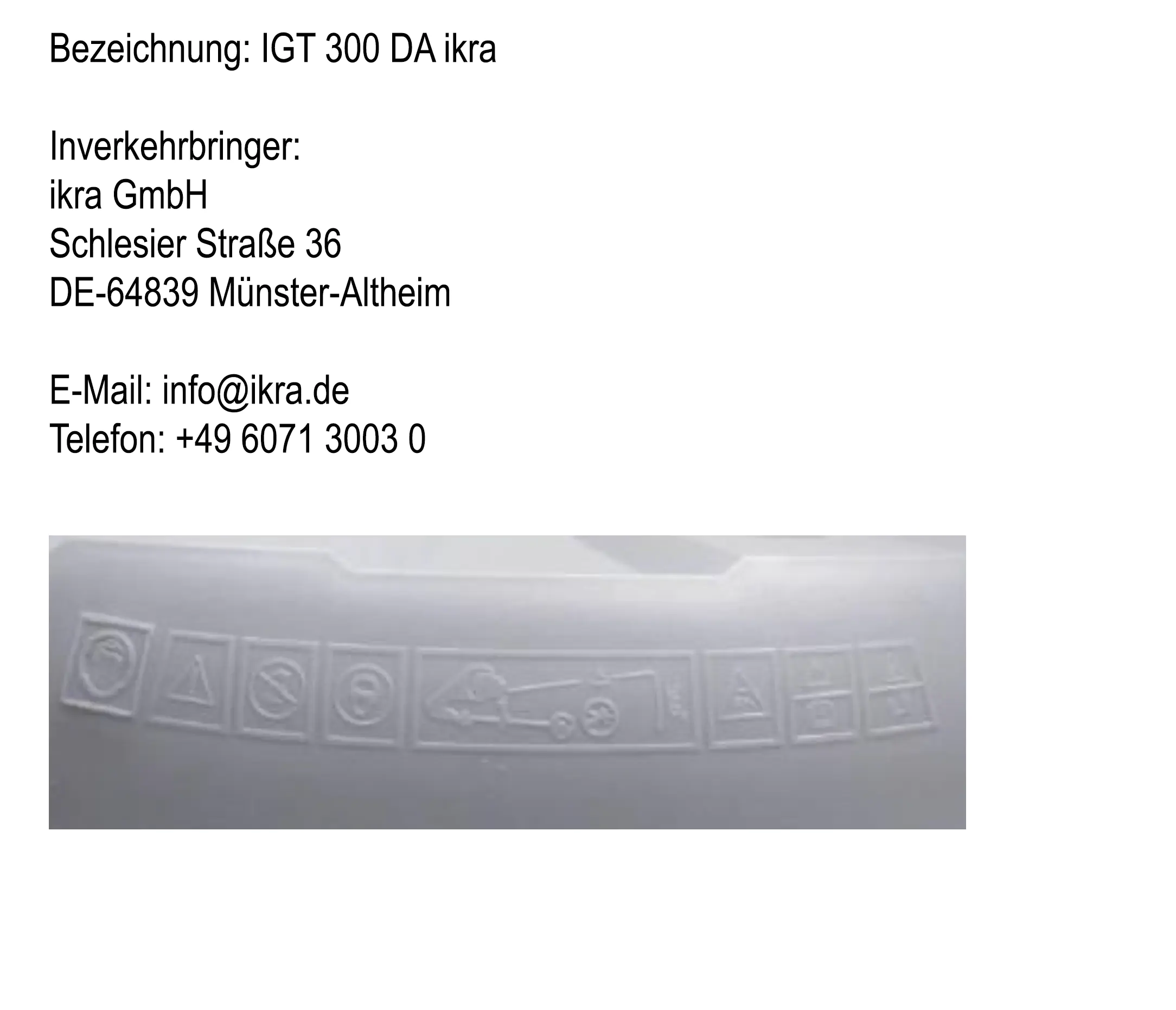 Ikra Elektro Rasentrimmer IGT 300 DA 25 cm Schnittkreis