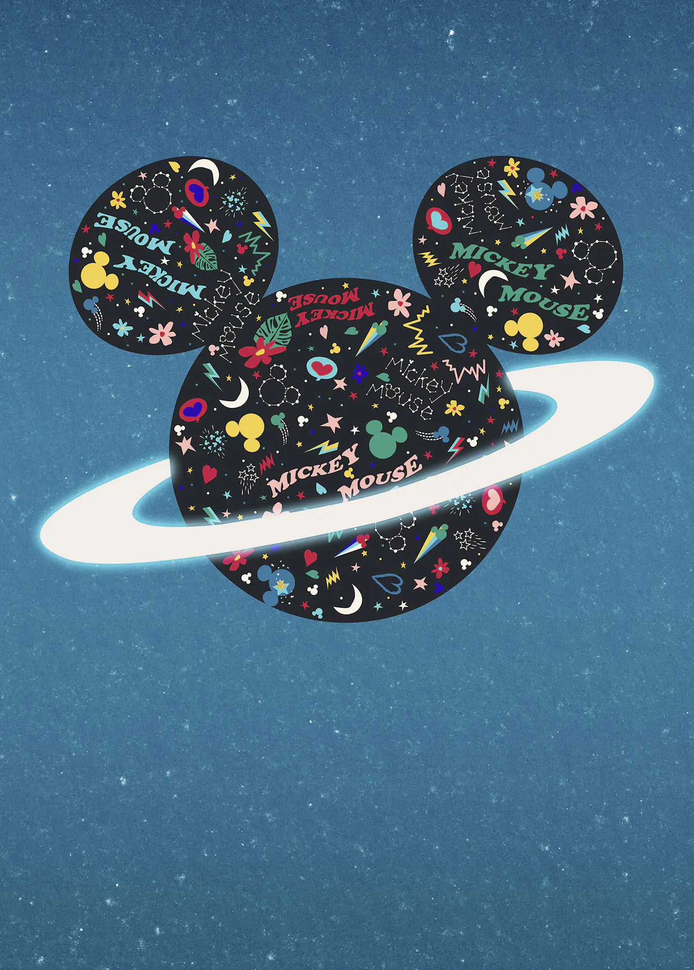 Komar Vlies Fototapete Planet Mickey 200 x 280 cm 