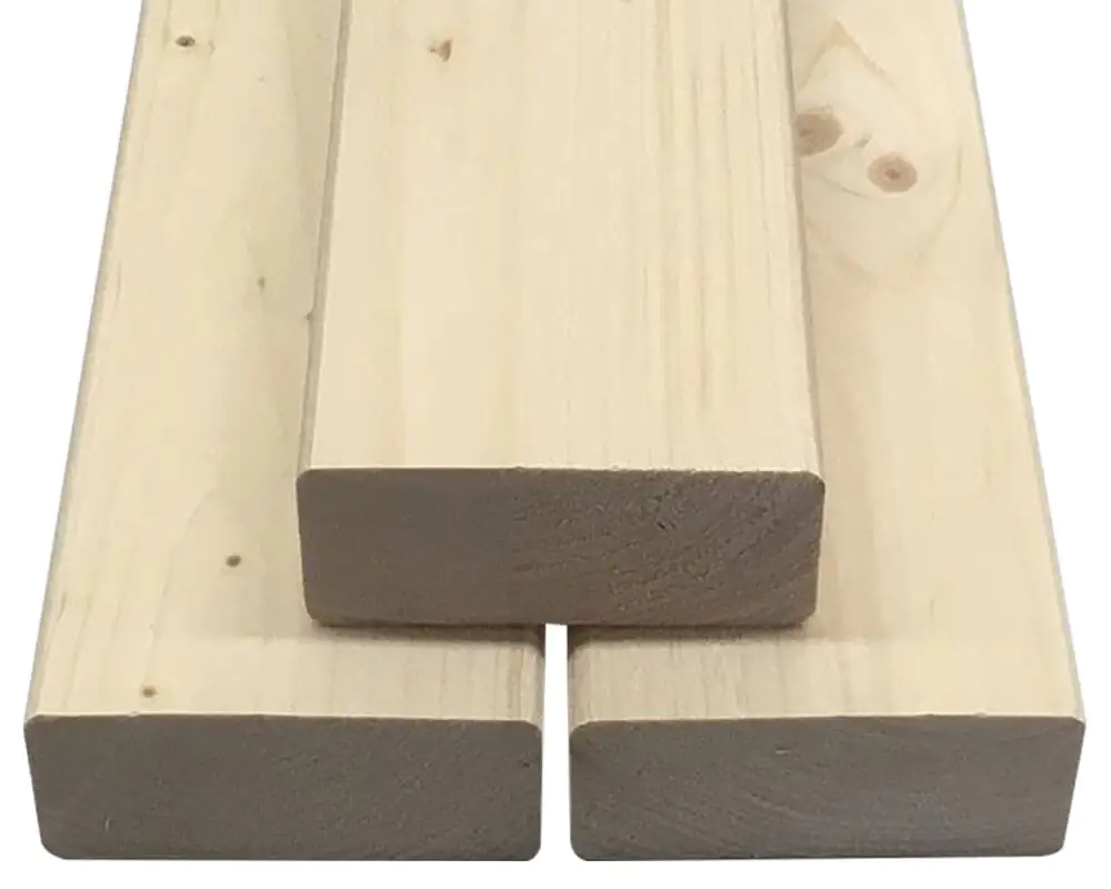 Rahmen Fichte Tanne gehobelt egalisiert 244 x 8,9 cm 38 mm