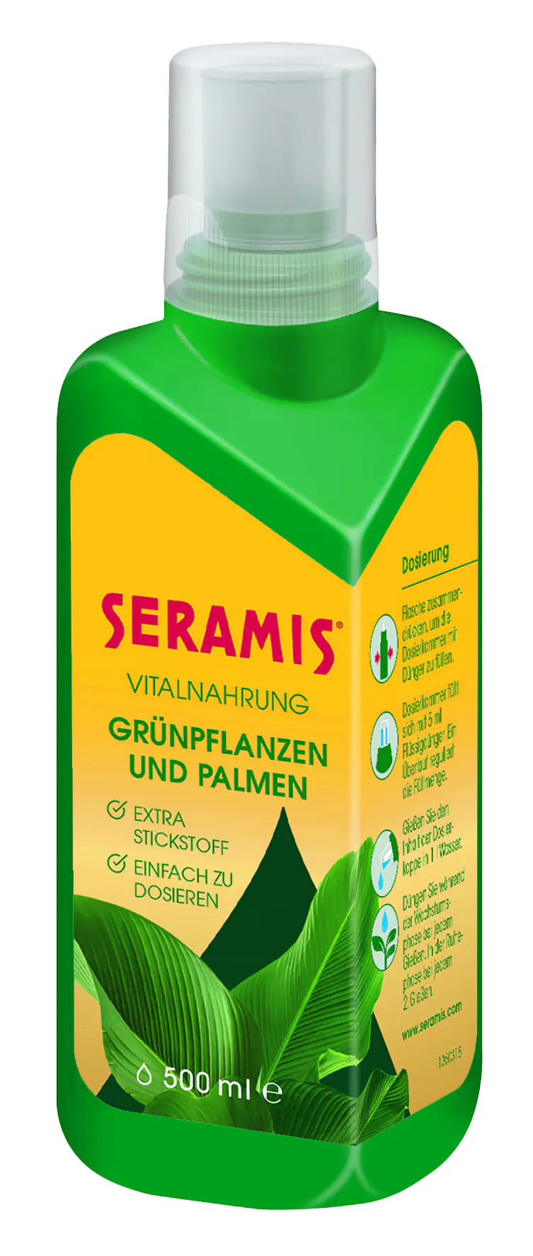 Seramis Vitalnahrung für Grünpflanzen und Palmen 500 ml