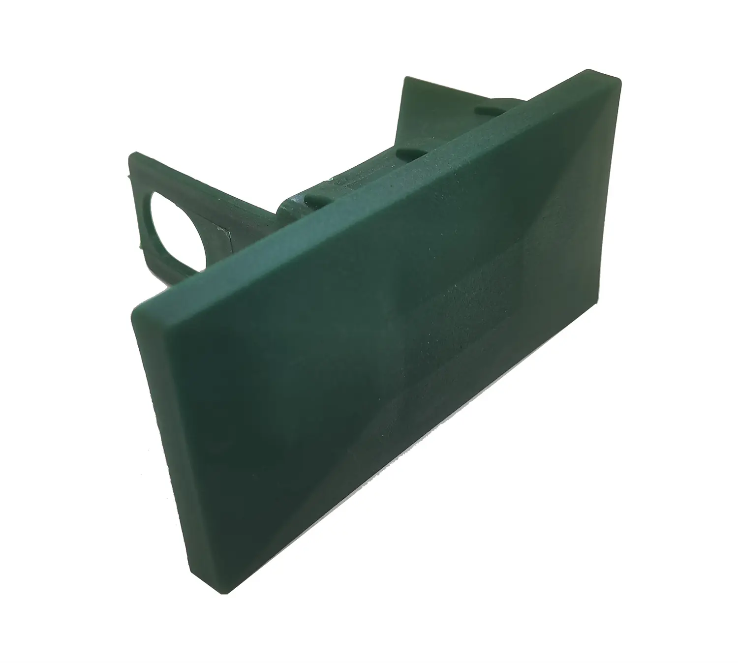 Floraworld Ersatz Pfostenkappe Premium 6 x 4 cm Kunststoff moosgrün