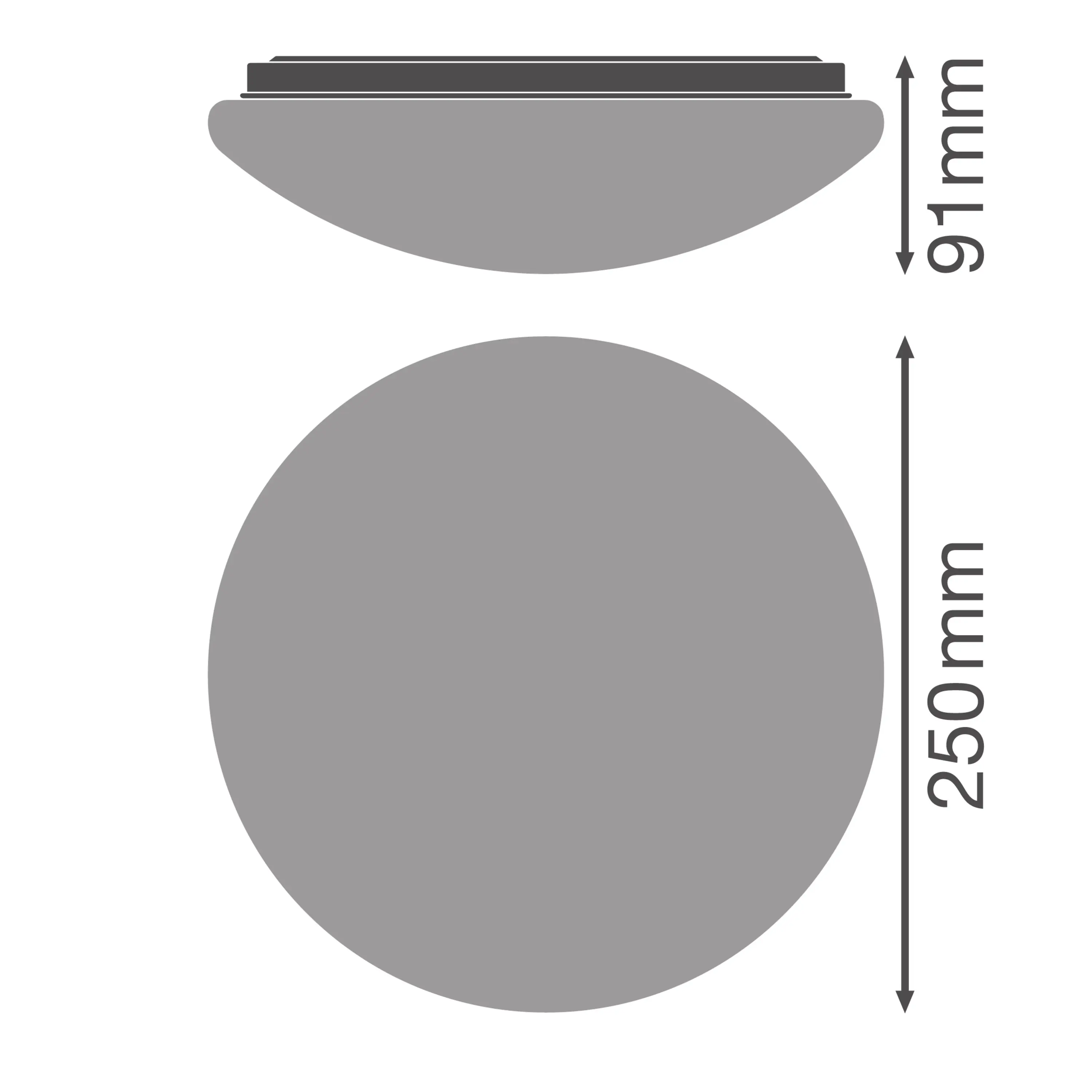 Osram Deckenleuchte Ceiling Essential Ø 25 cm weiß
