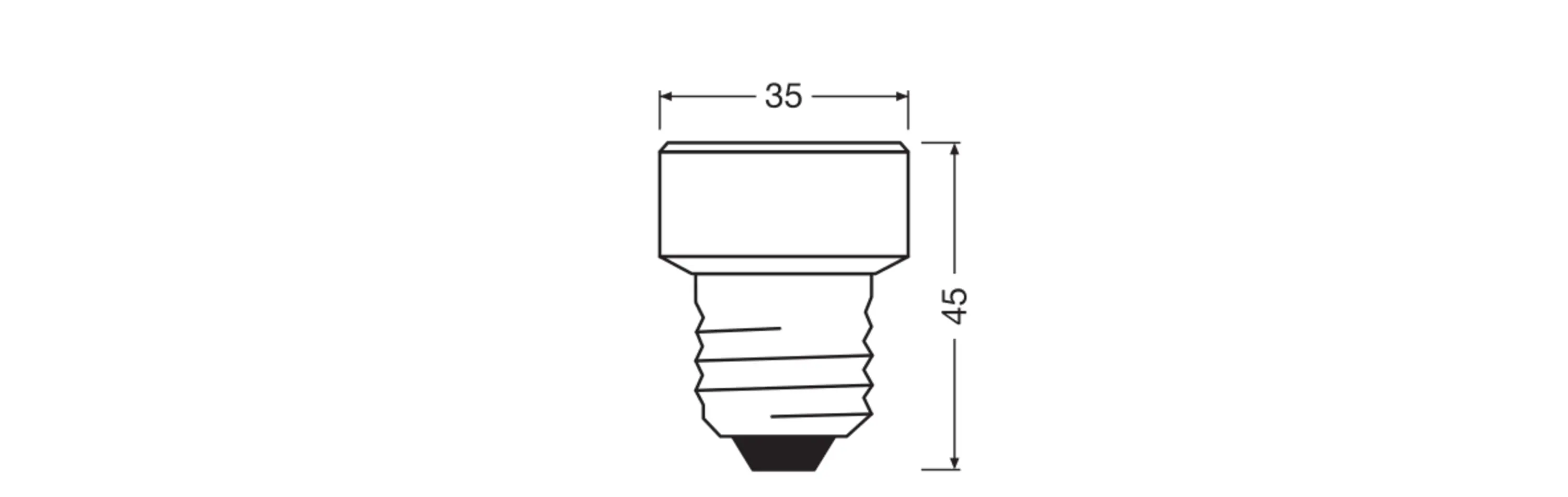 Osram LED Leuchtmittel Star Flat 28 E27 3,5 W kaltweiß matt