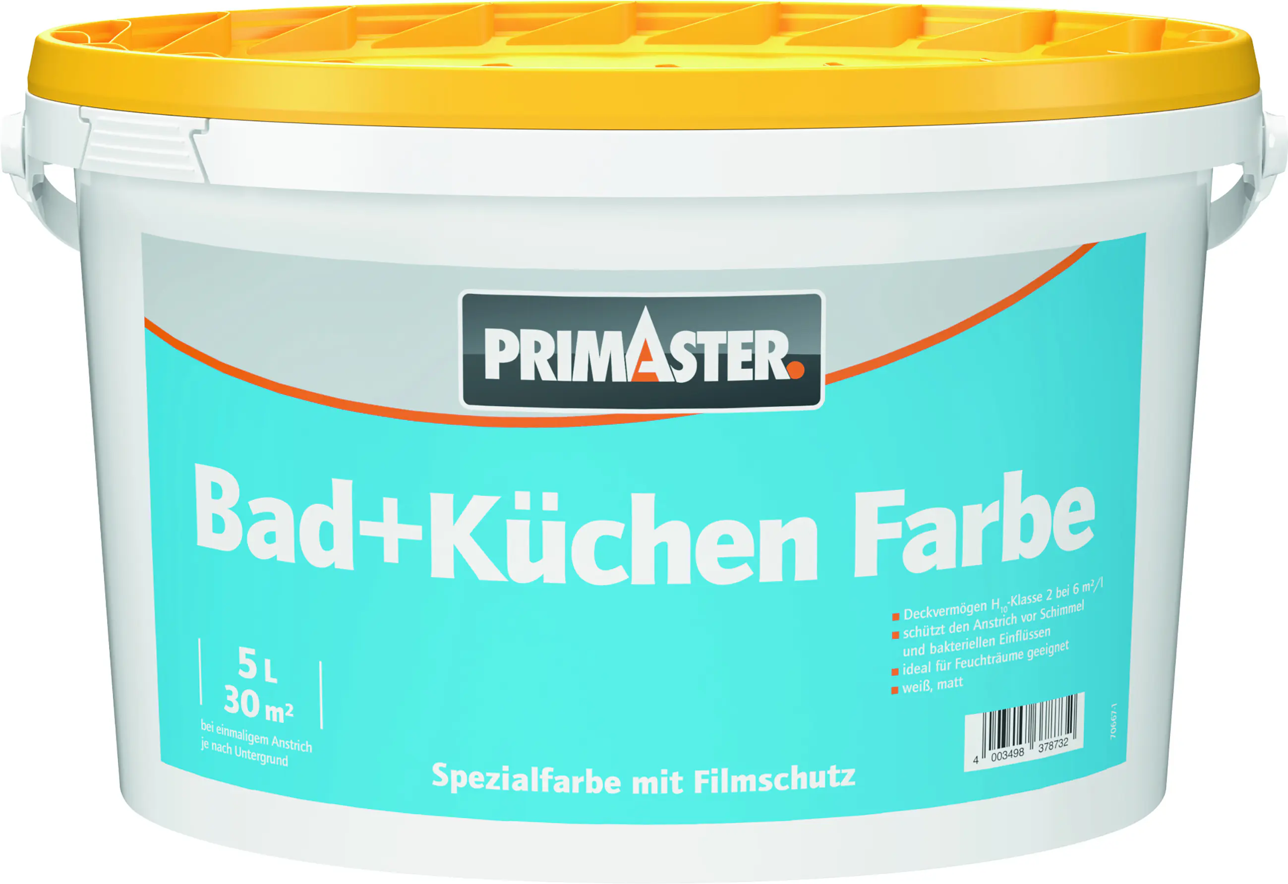 Primaster Bad- und Küchenfarbe weiß 5 L