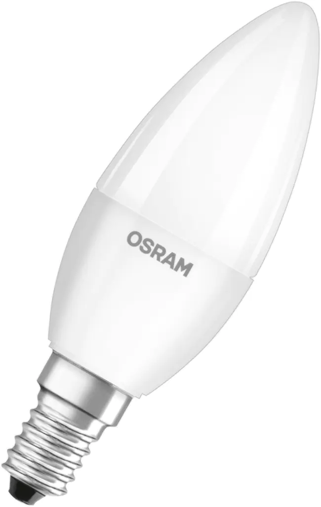 Bellalux LED Leuchtmittel Classic B40 E14 4,9 W warmweiß, weiß matt