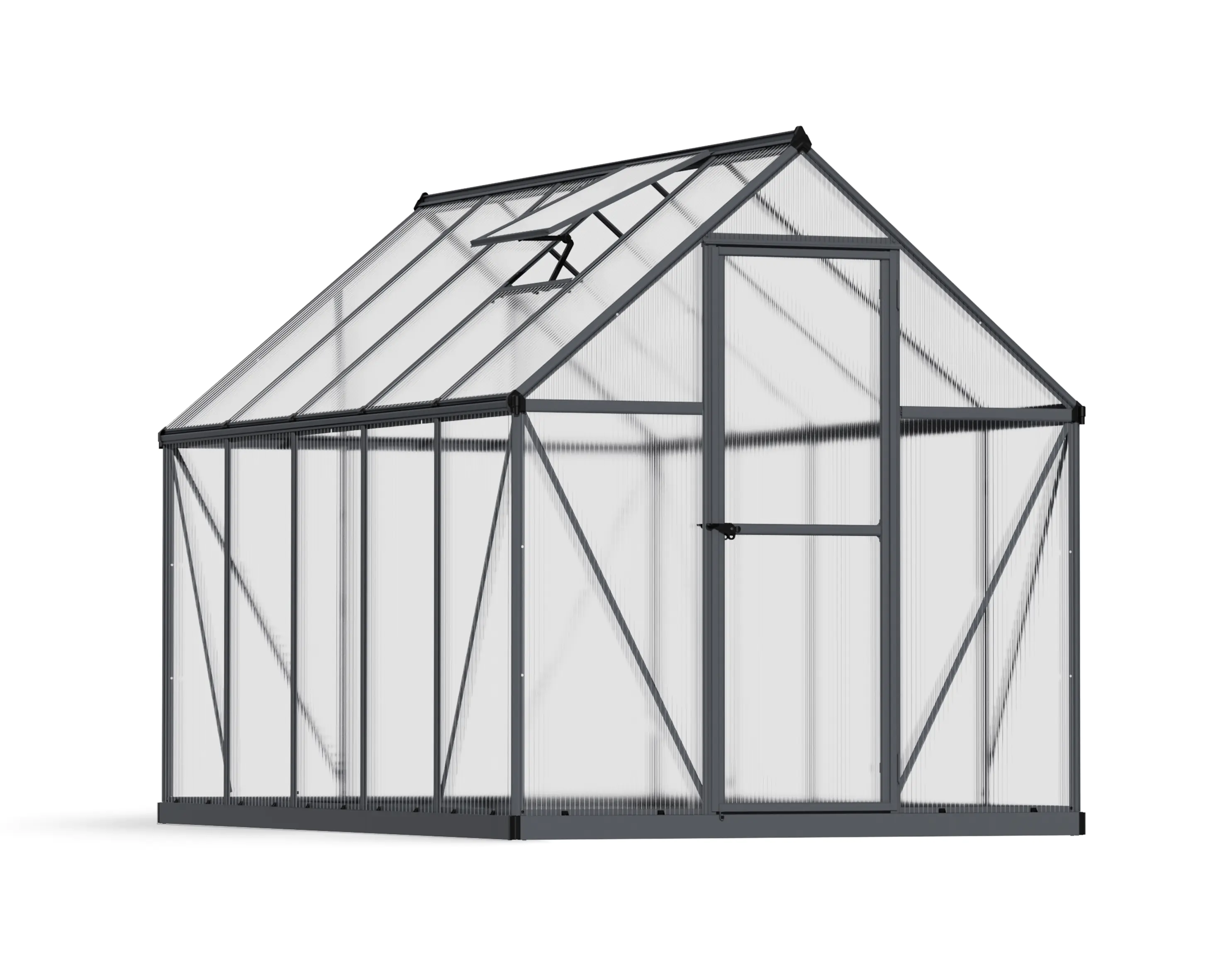Canopia Gewächshaus Mythos  Alu grau 306 x 185 cm