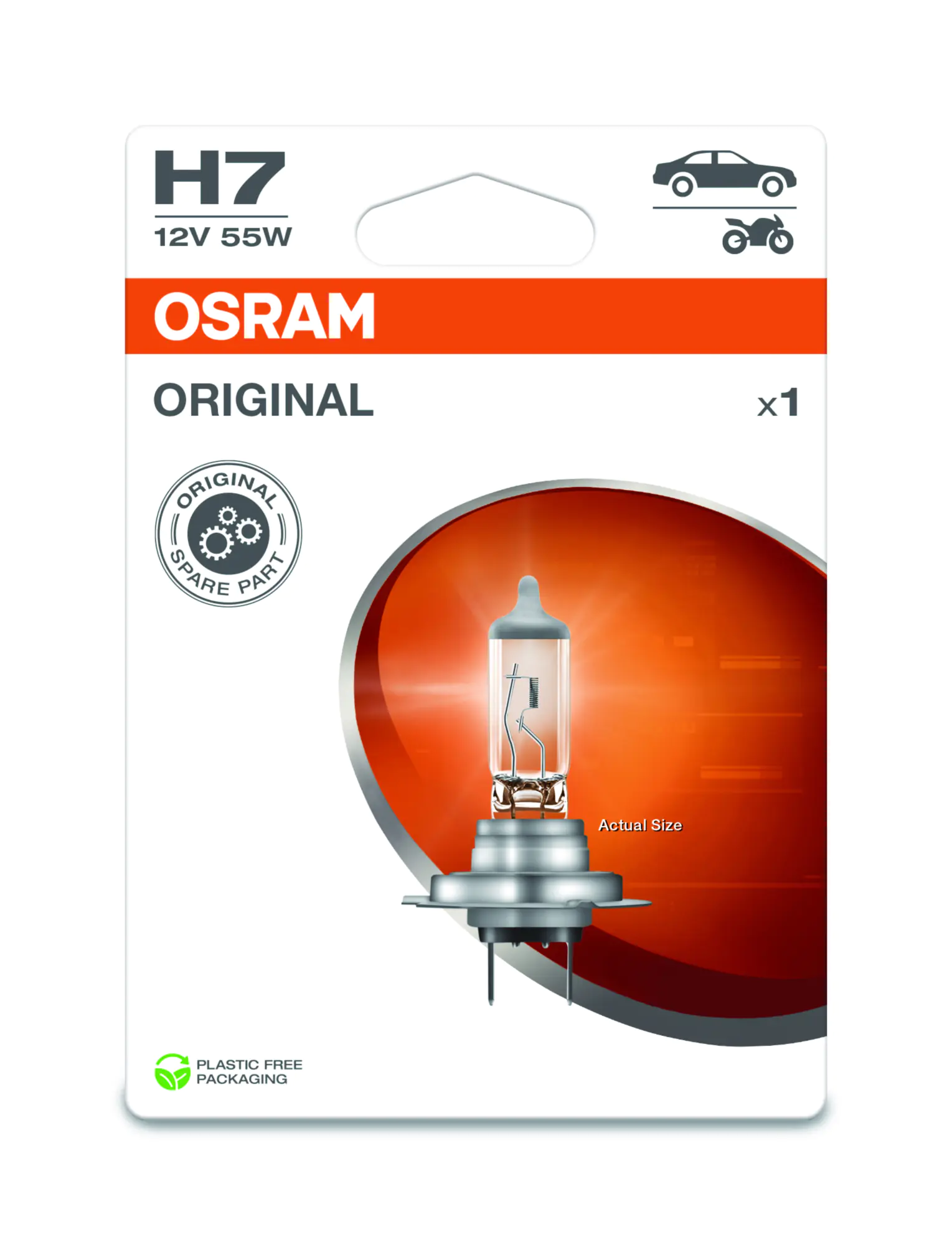 Osram Scheinwerferlampe H7 Original 2.0