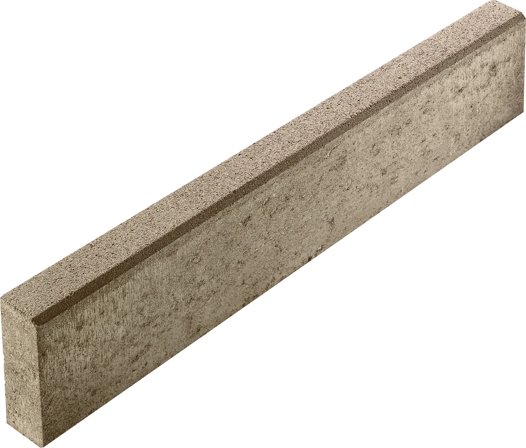 Kann Tiefbordstein 100 x 20 x 8 cm braun
