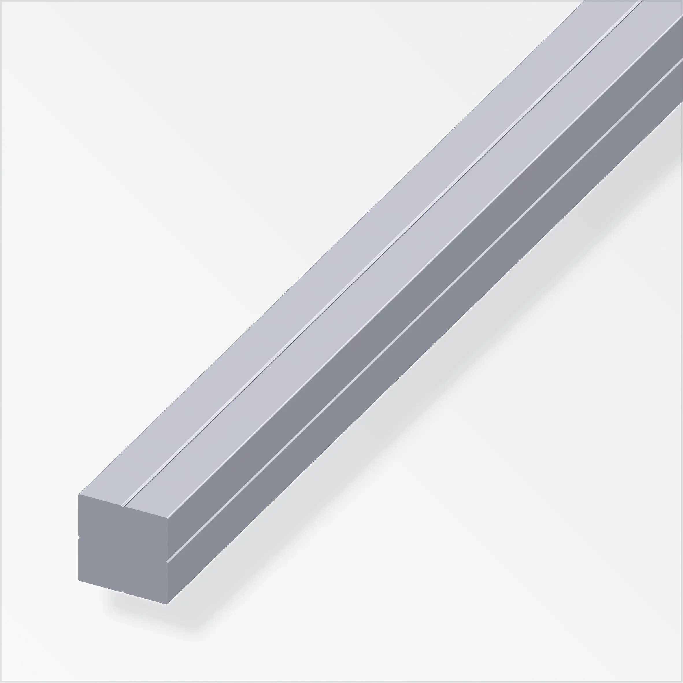 alfer Quadratstange 1 m, 11.5 mm Aluminium roh blank