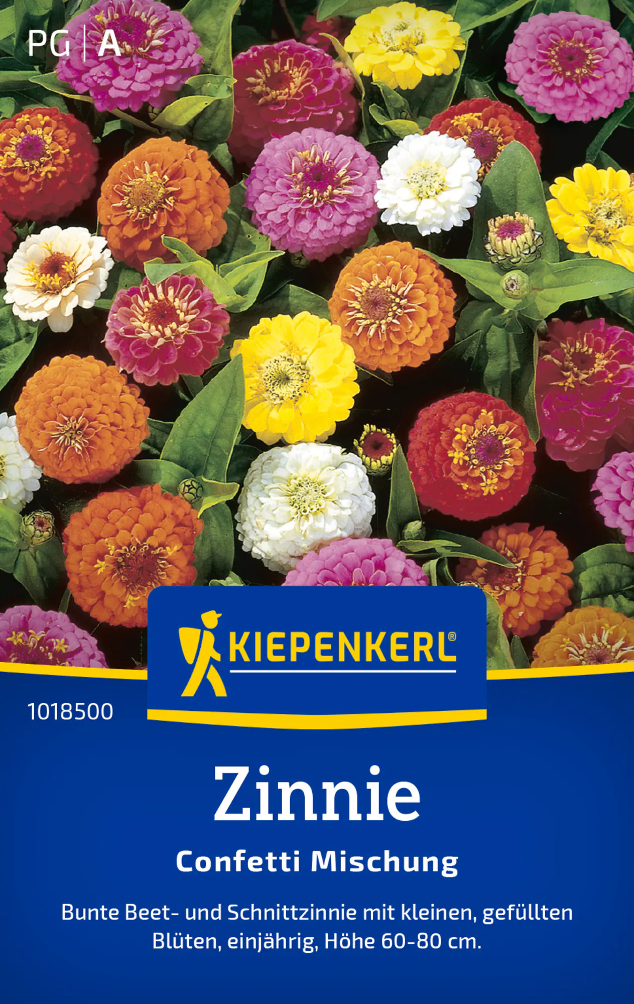 Kiepenkerl Saatgut Zinnien Confetti Mischung für ca. 50 Pflanzen