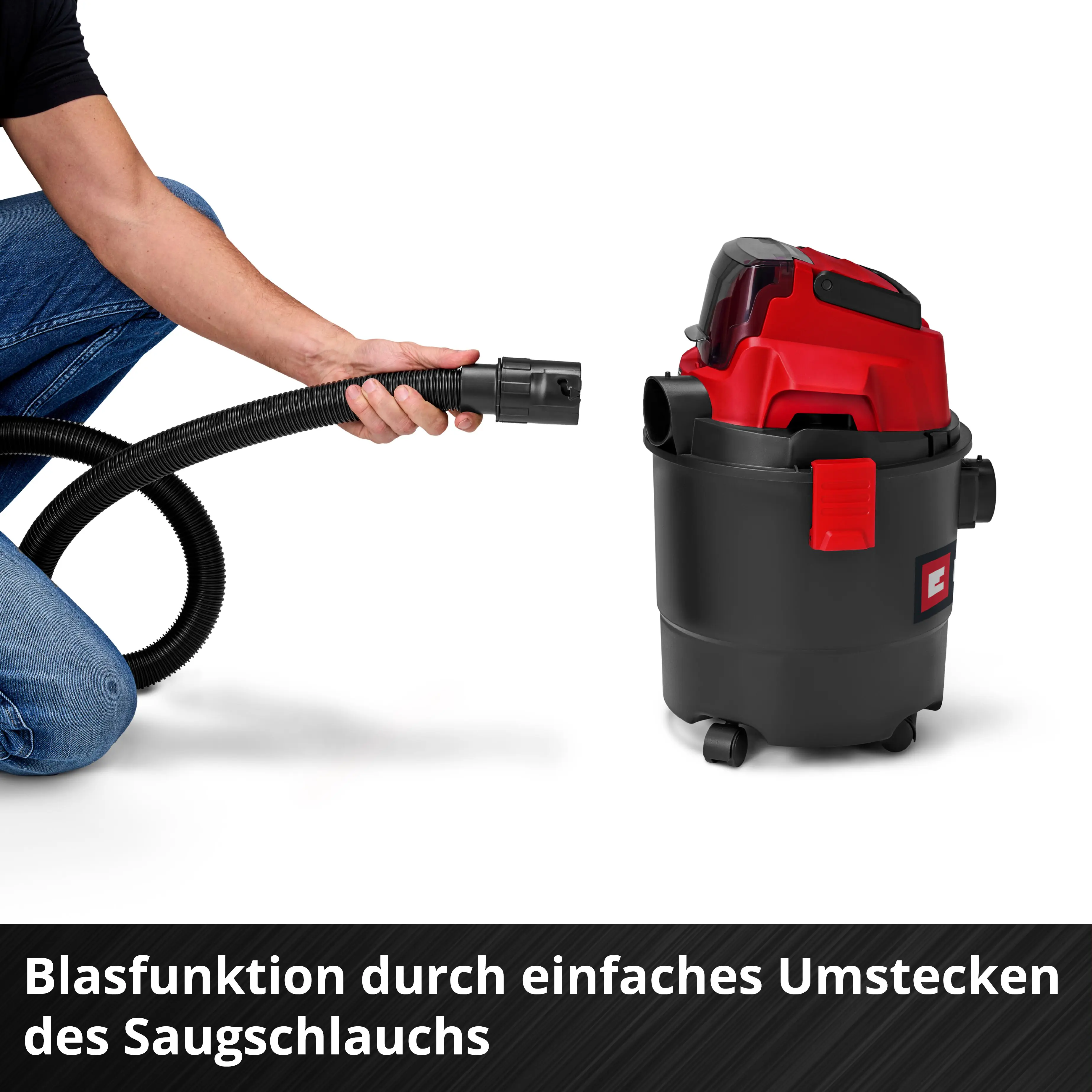 Einhell Akku-Nass-Trockensauger TC-VC 18/15 Li-Solo