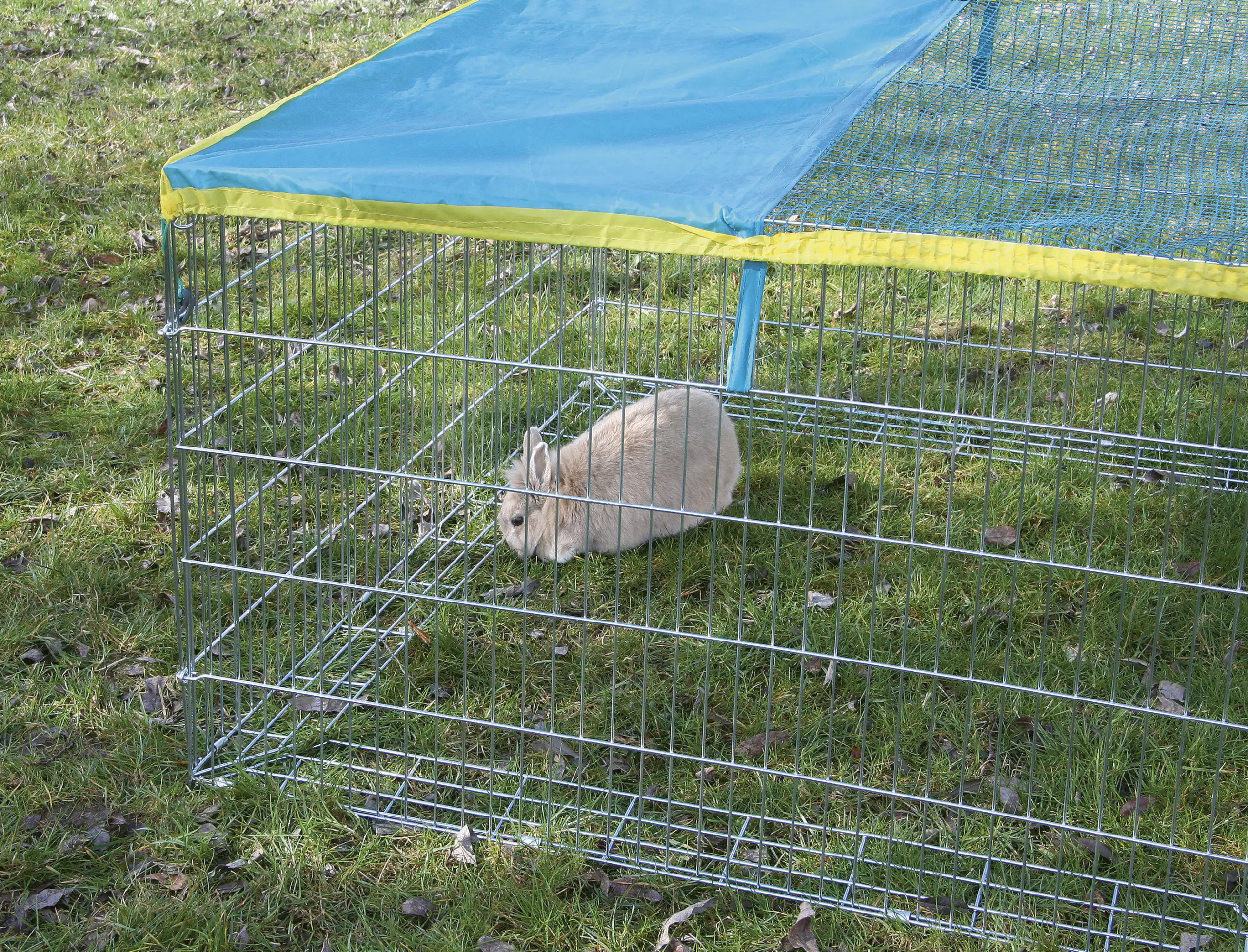 Kerbl Freigehege mit Ausbruchsperre LxBxH: 115x115x65 cm