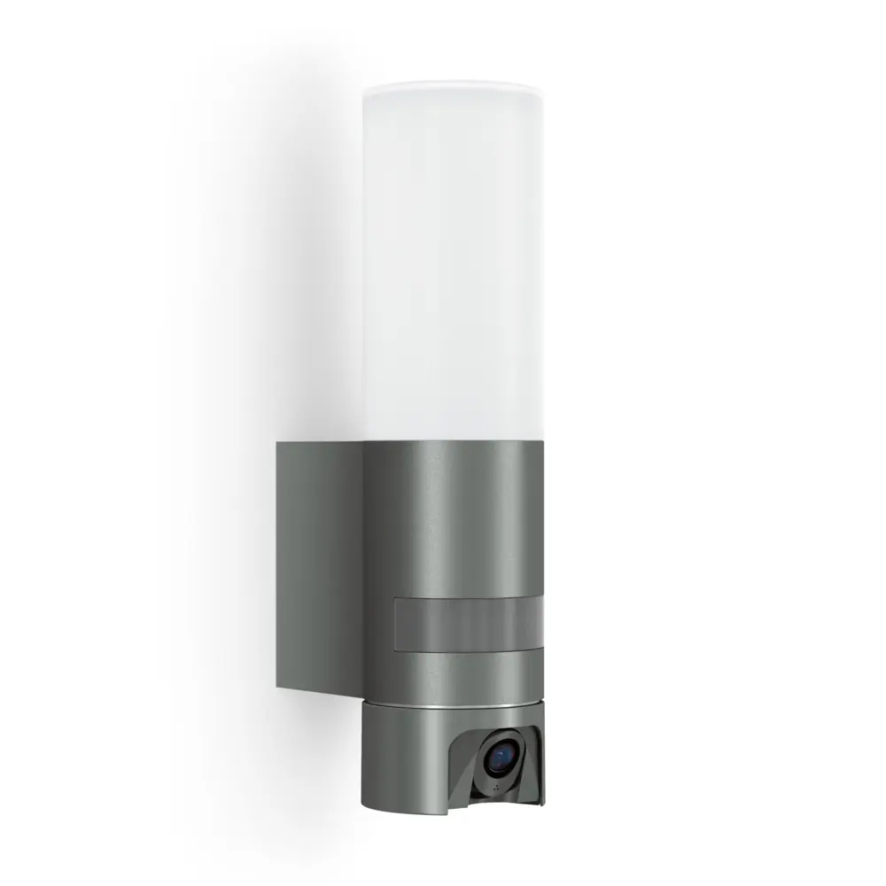 Steinel LED Außenleuchte L 625 CAM SC 14 W warmweiß Aluminium anthrazit
