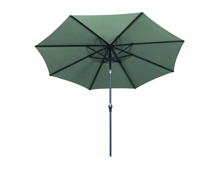 Siena Garden Mittelstockschirm Avio olive Ø 300 cm