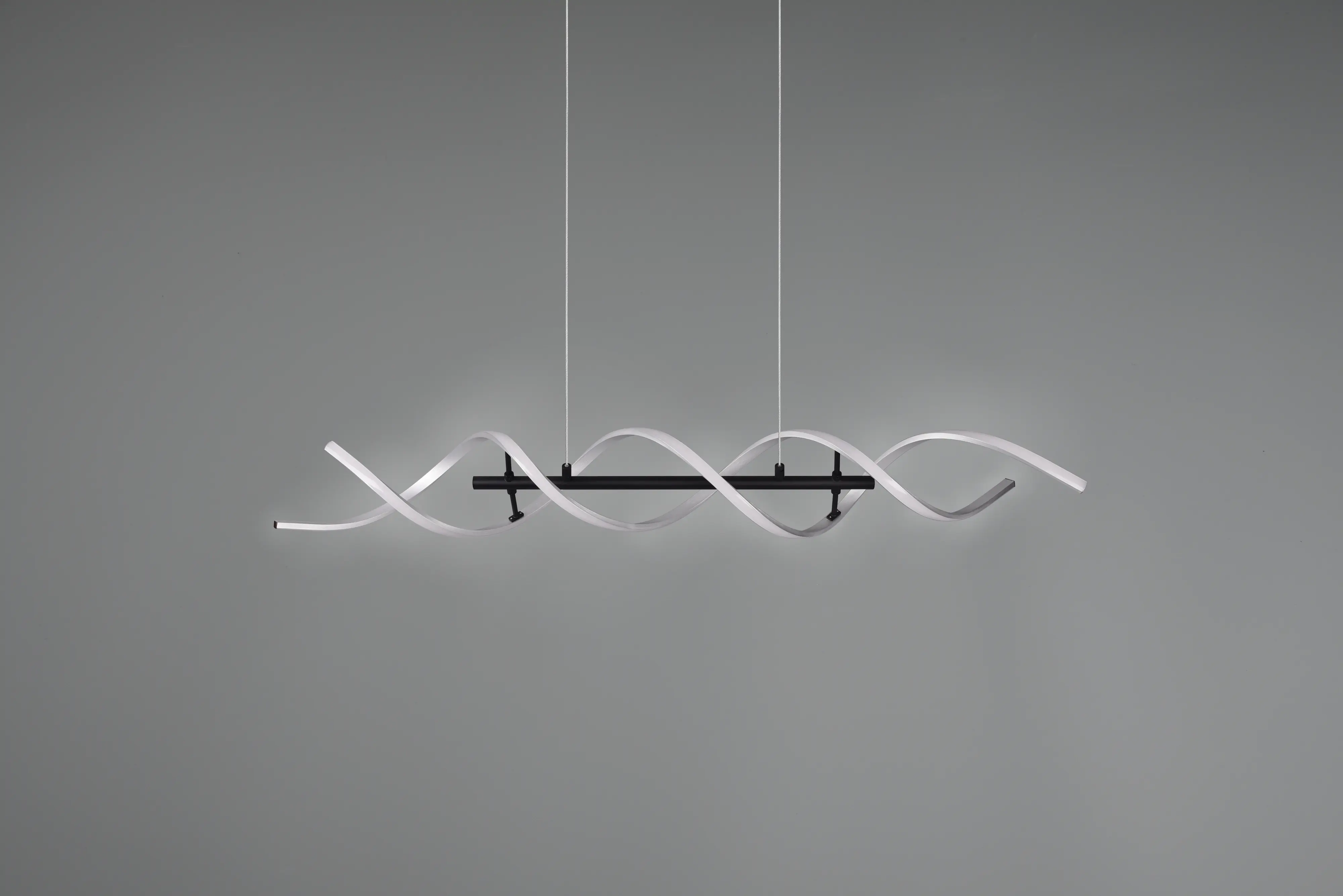 Trio LED-Pendelleuchte Sequence 150 x 104,5 cm warmweiß-neutralweiß aluminium dimmbar