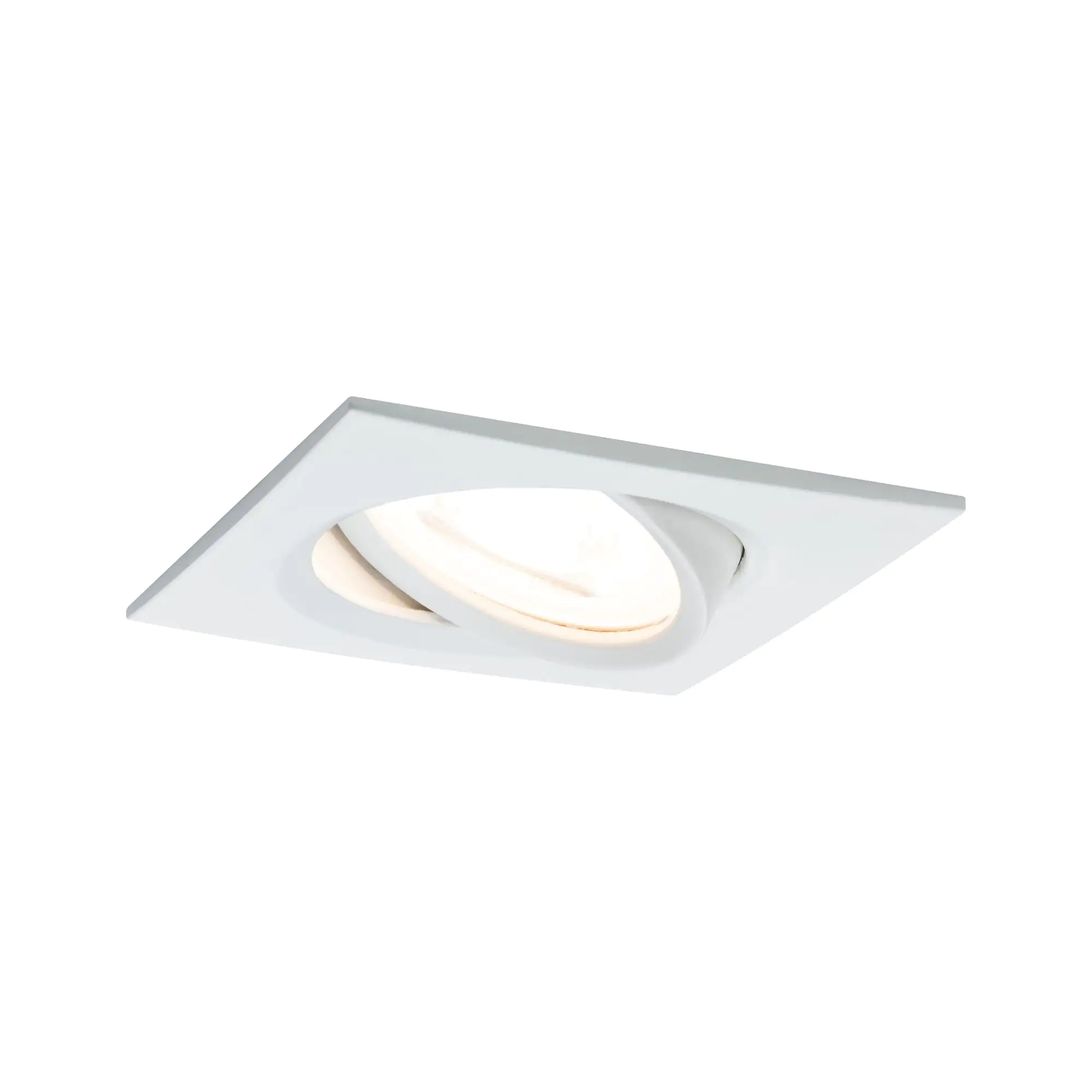 Paulmann LED Einbauleuchte Nova weiß-matt 8,4 x 8,4 cm schwenkbar GU10