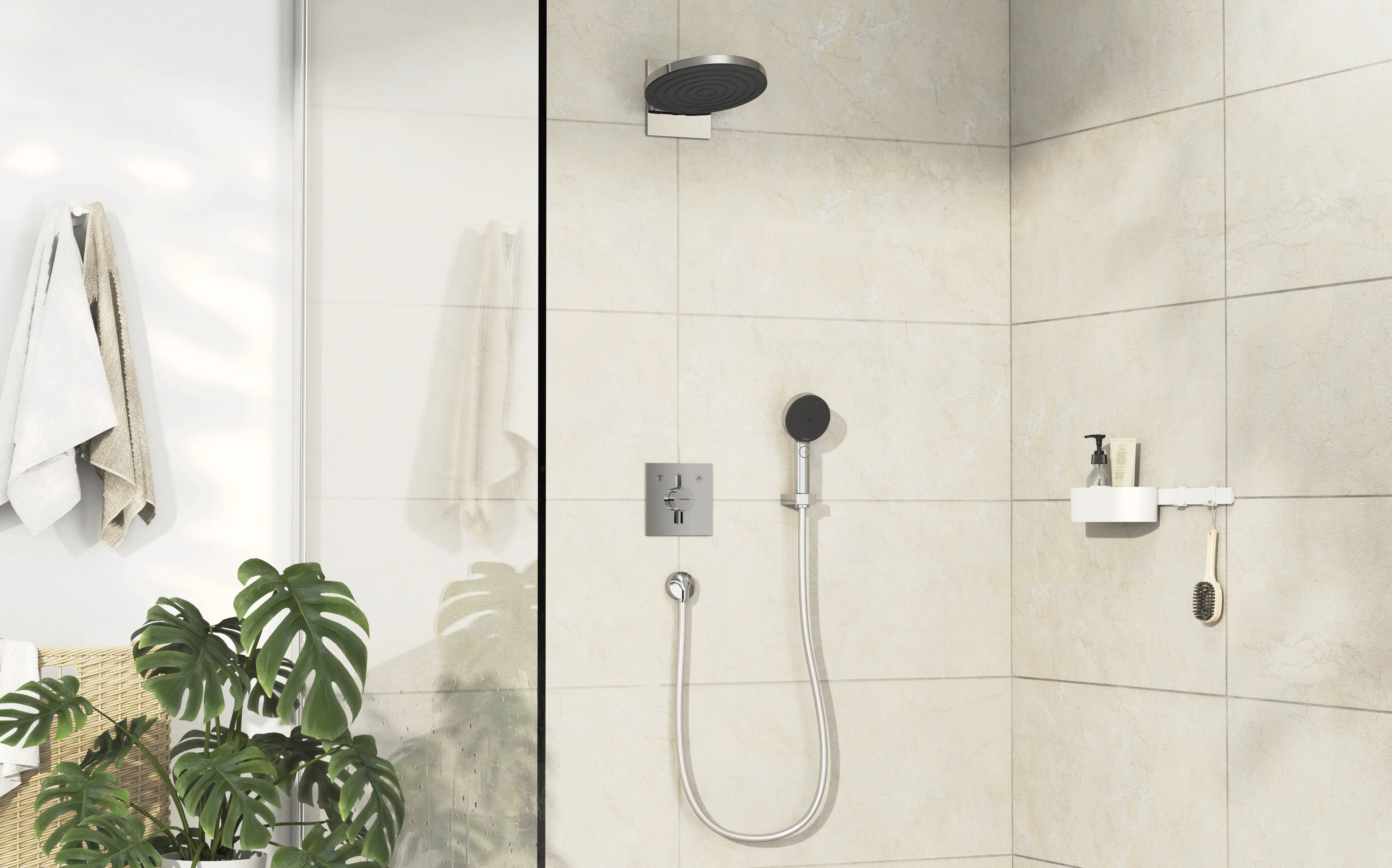 Hansgrohe Duscharmatur DuoTurn E Unterputz für 2 Verbraucher