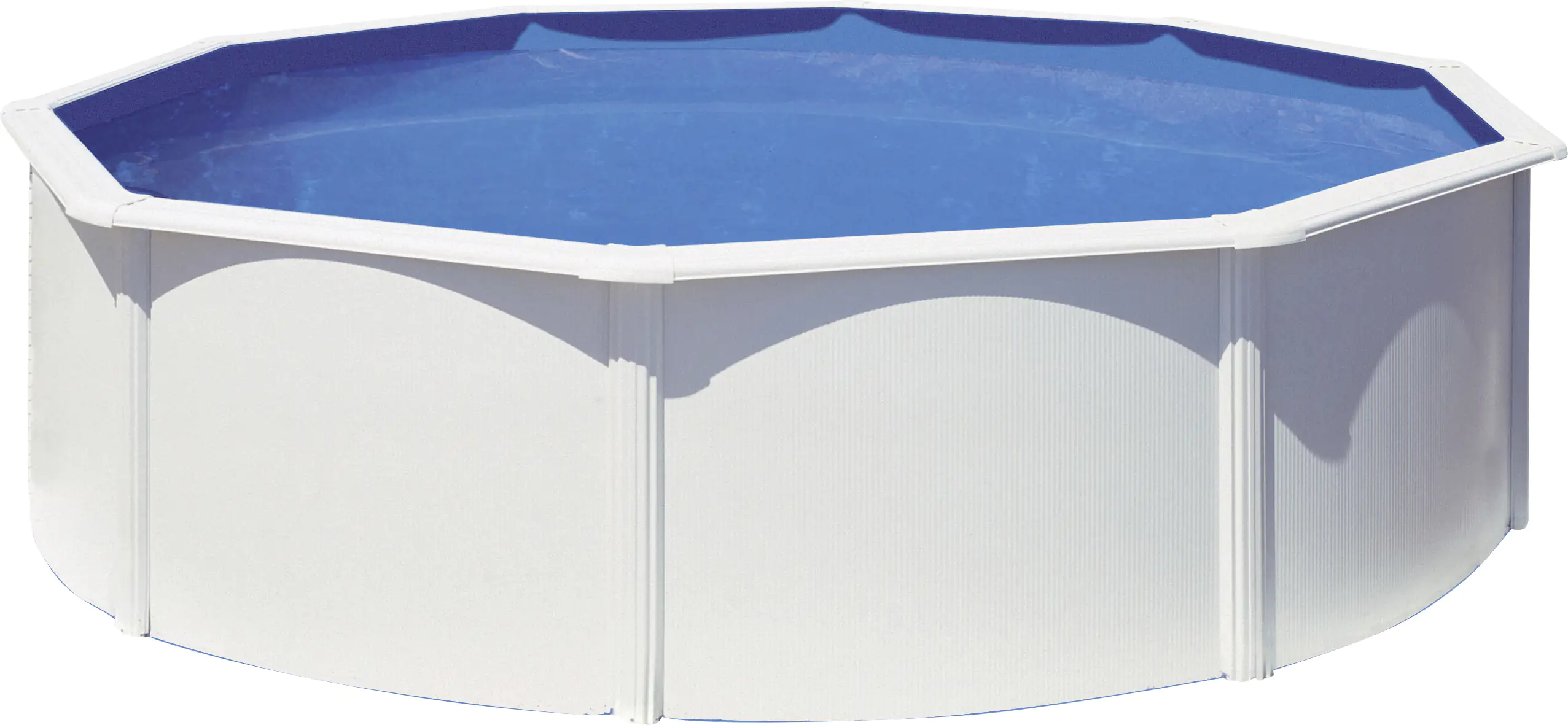 Gre Stahlwandpool Atlantis rund Ø 460 x 132 cm, weiß