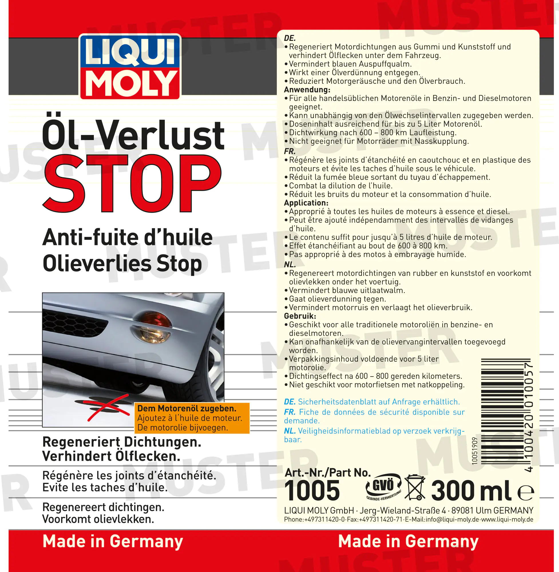 Liqui Moly Öl-Verlust-Stop 300 ml