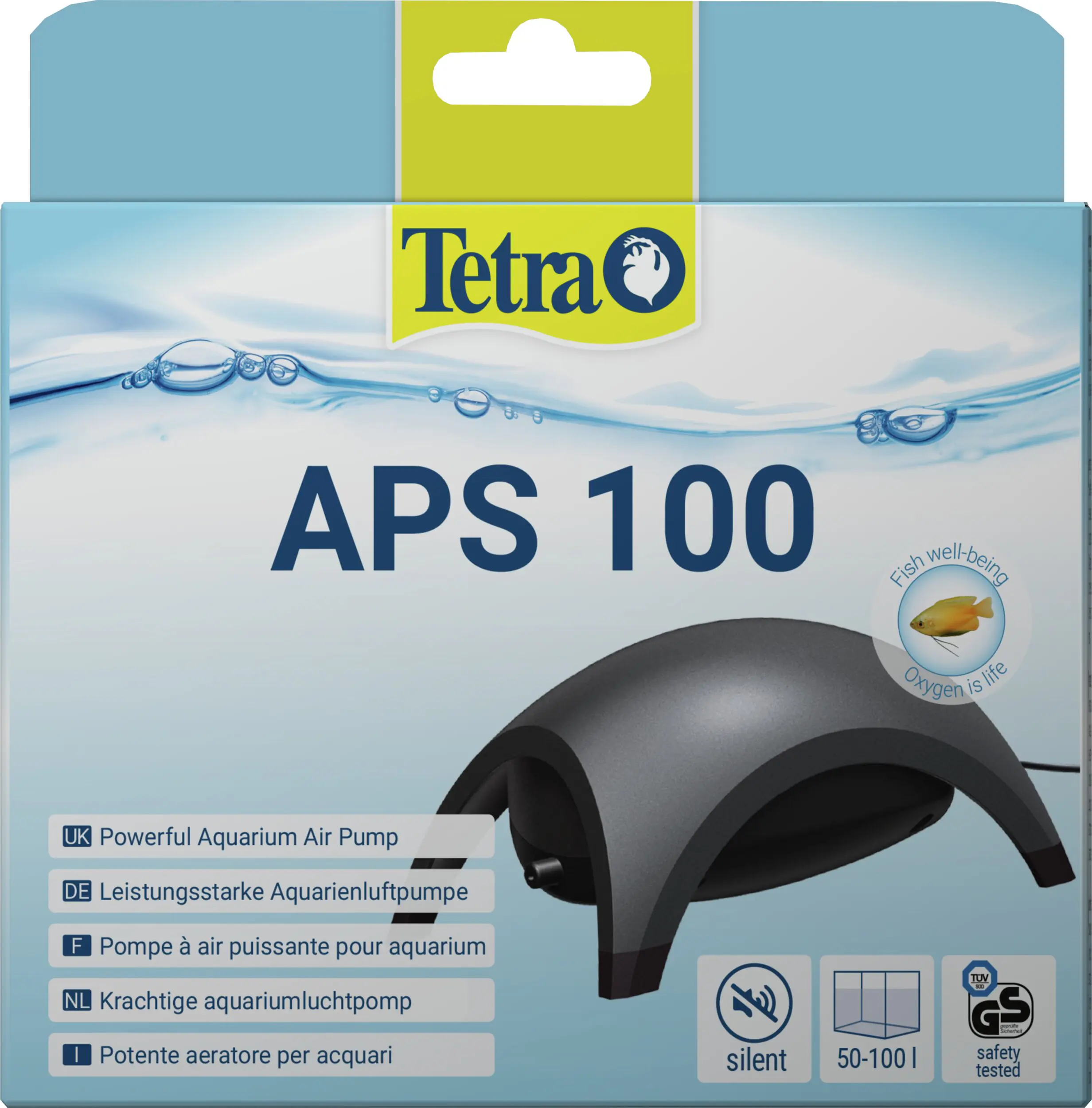 Tetra Aquarienluftpumpe APS 100 anthrazit